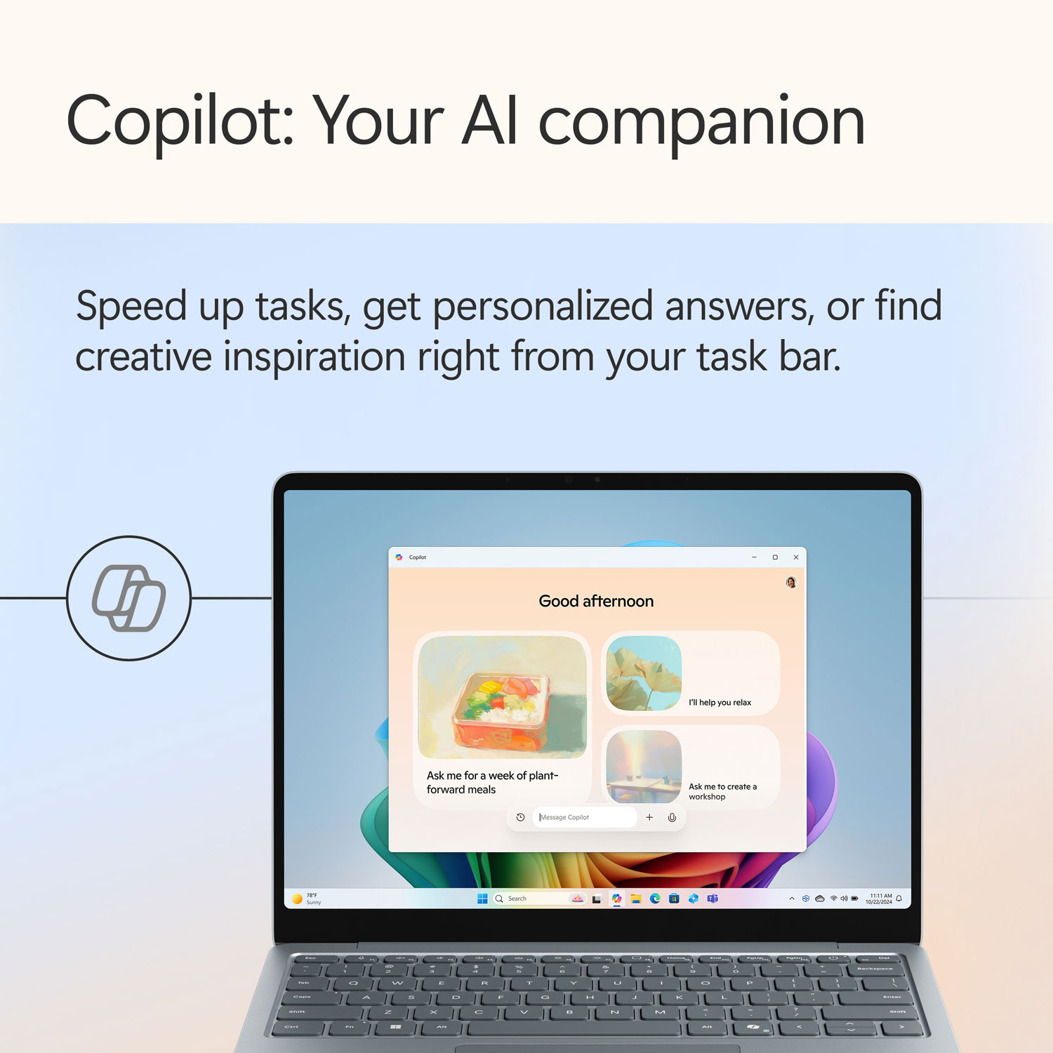 Microsoft Surface Laptop 13" Copilot+ PC Laptop - Ocean - EN