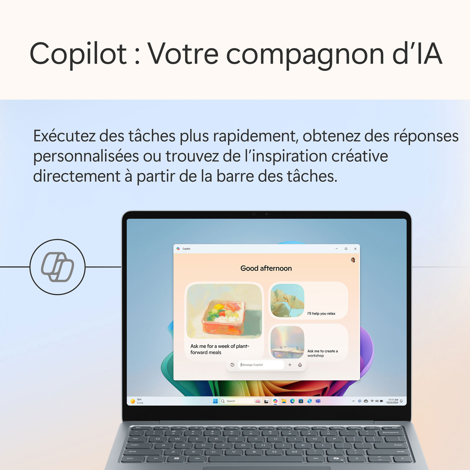 Microsoft Surface Laptop 13" Copilot+ PC Laptop - Ocean - EN