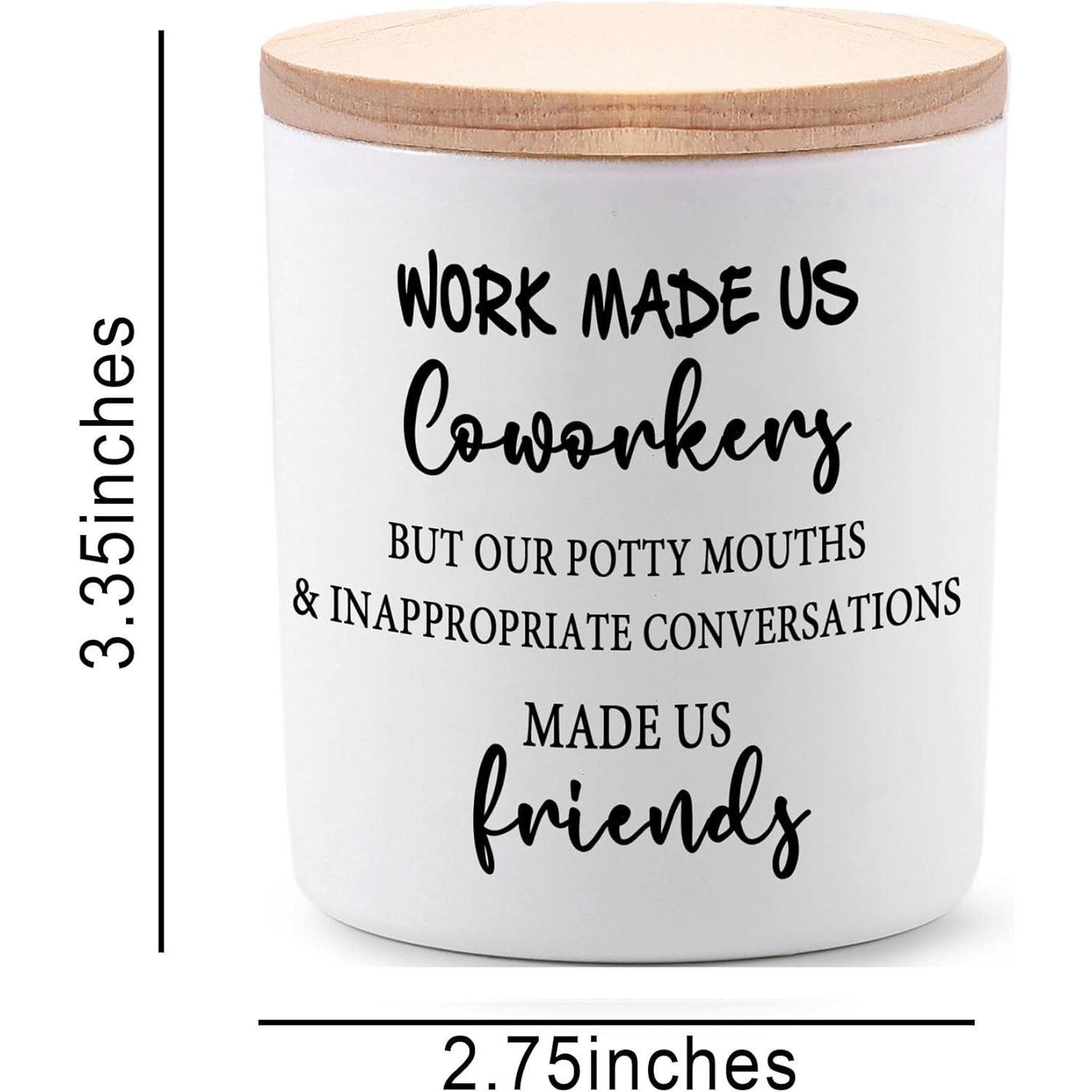 Coworker Gifts for Women Funny Cool Co Worker Gifts for Christmas Birthday Unique Lavender Scented Soy Candles