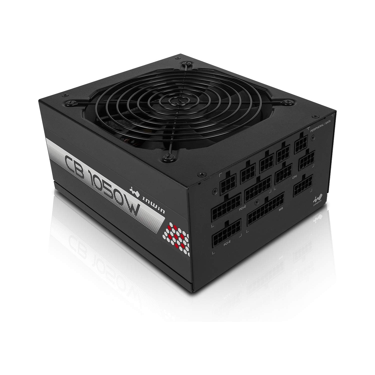 Brand New - InWin CB 1050W Classic Basic Series 1050 Watt Fully Modular Power Supply 80+ Platinum Certified, Black