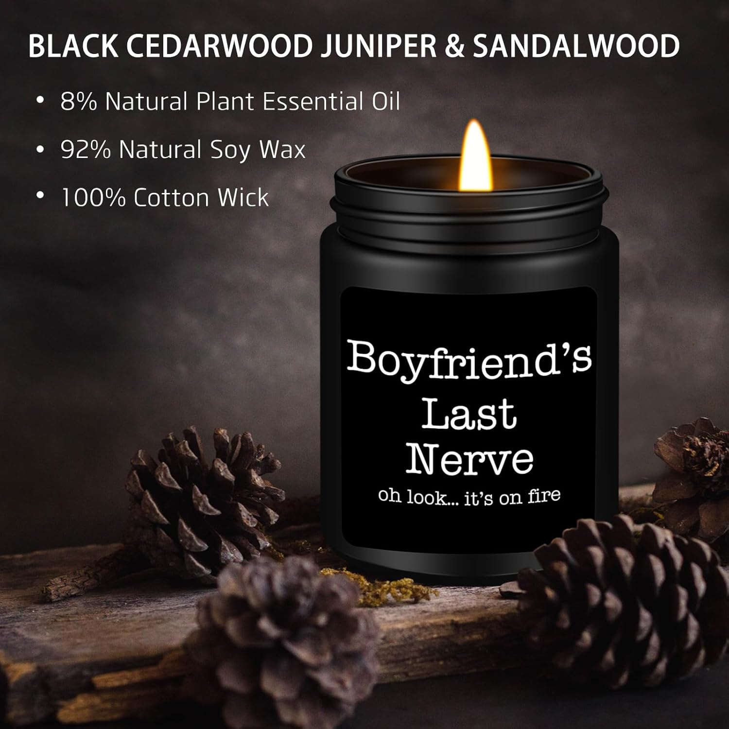 Homsolver Gifts for Boyfriend from Girlfriend, Birthday, Christmas, Anniversary, Valentines Romantic Presents Ideas for Gift Couples, Boyfriend's