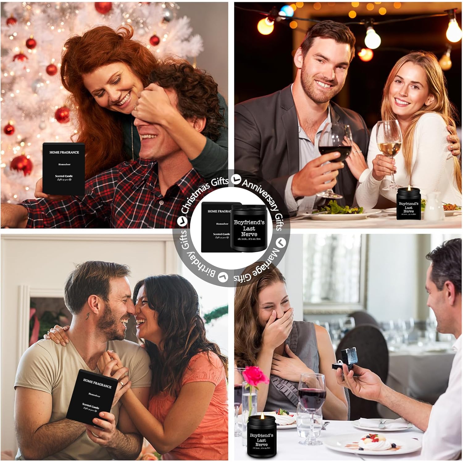 Homsolver Gifts for Boyfriend from Girlfriend, Birthday, Christmas, Anniversary, Valentines Romantic Presents Ideas for Gift Couples, Boyfriend's