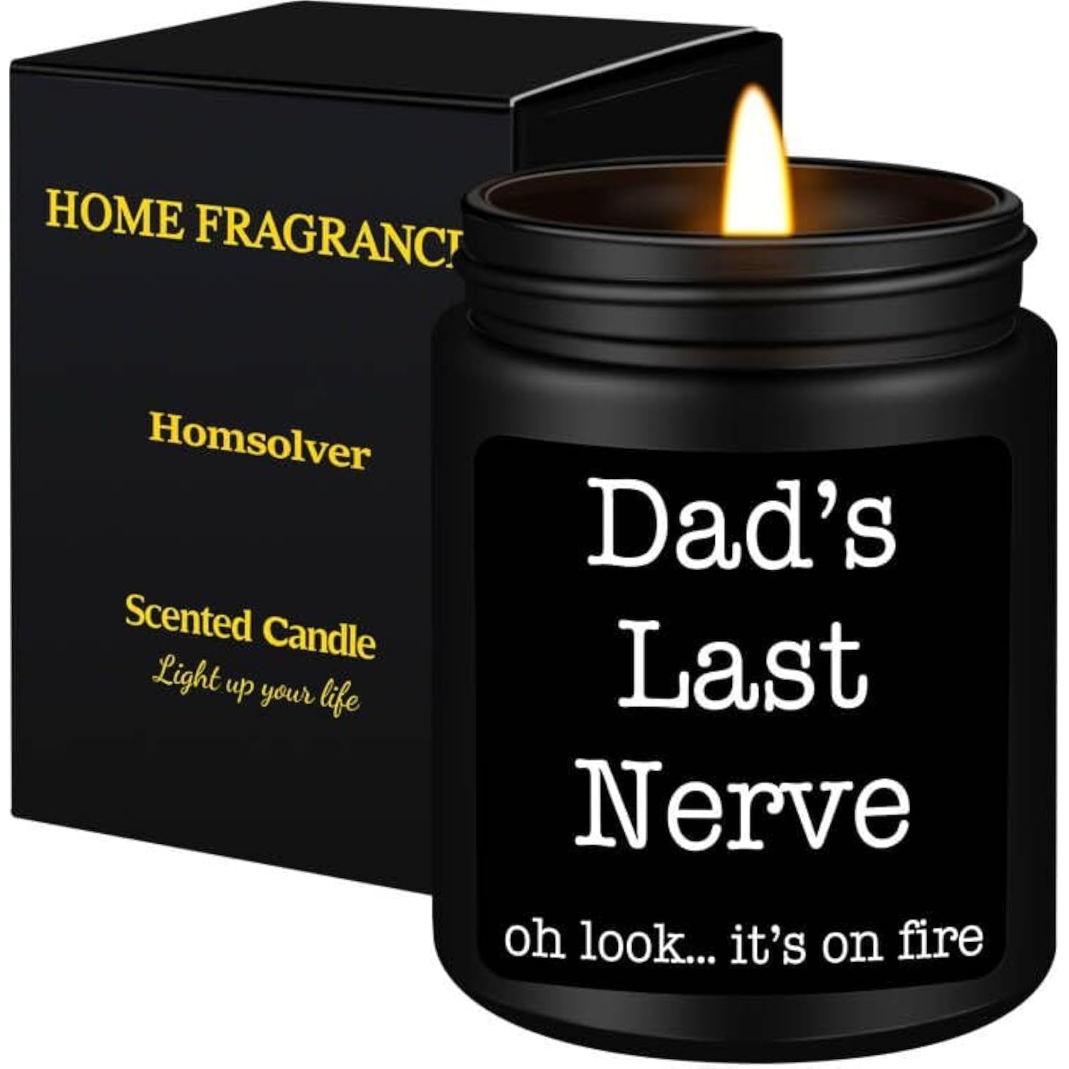 Homsolver Dad Gifts from Daughter Son, Gift for Dad Who Wants Nothing, Birthday Fathers Day Christmas for Stepdad Adoptive Father, Dad's Last Nerve