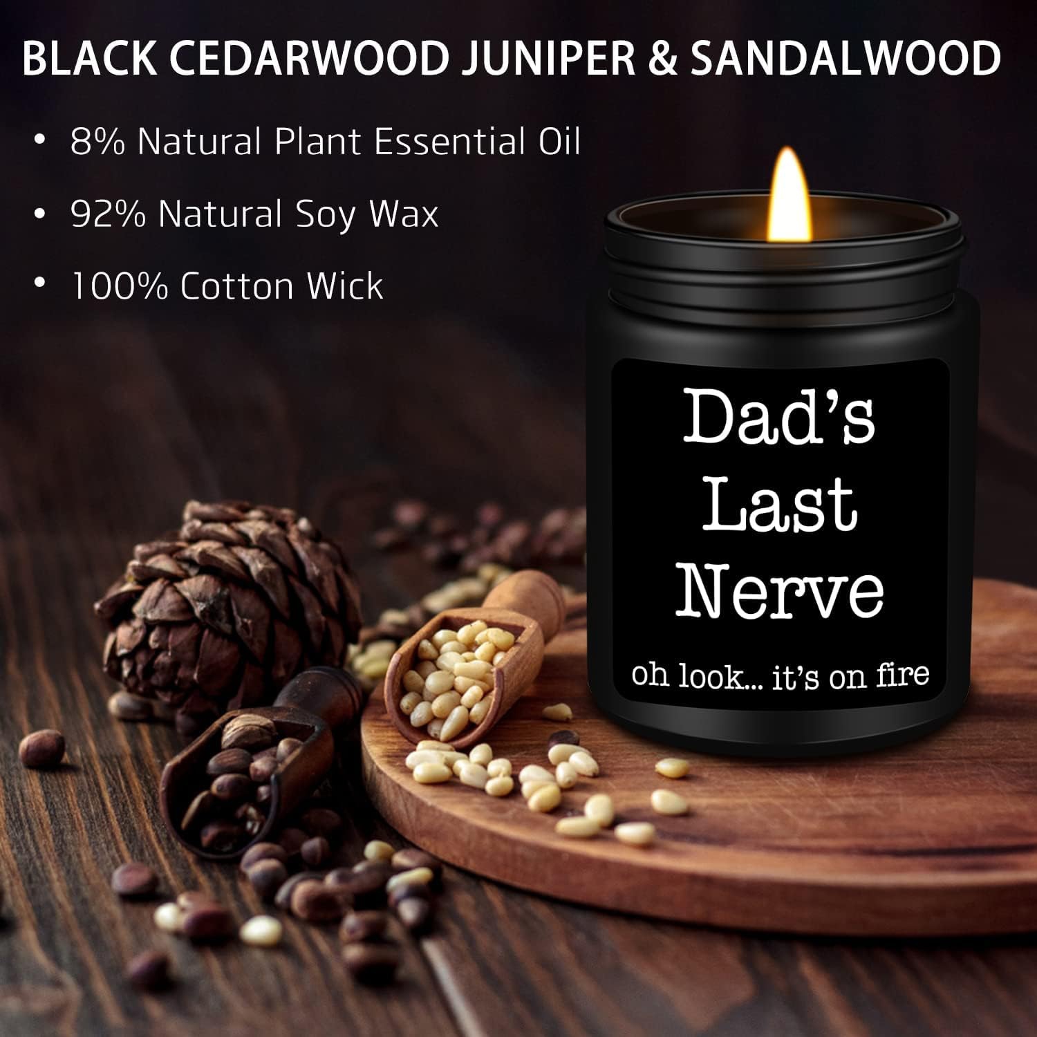 Homsolver Dad Gifts from Daughter Son, Gift for Dad Who Wants Nothing, Birthday Fathers Day Christmas for Stepdad Adoptive Father, Dad's Last Nerve