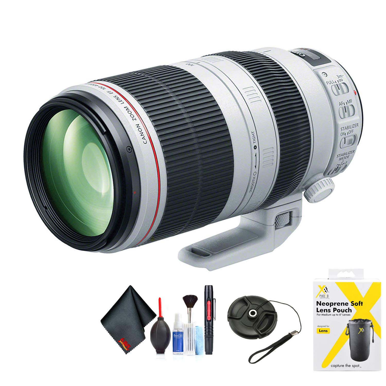 Canon EF 100-400mm f/4.5-5.6L is II USM Lens for Canon EF Mount +