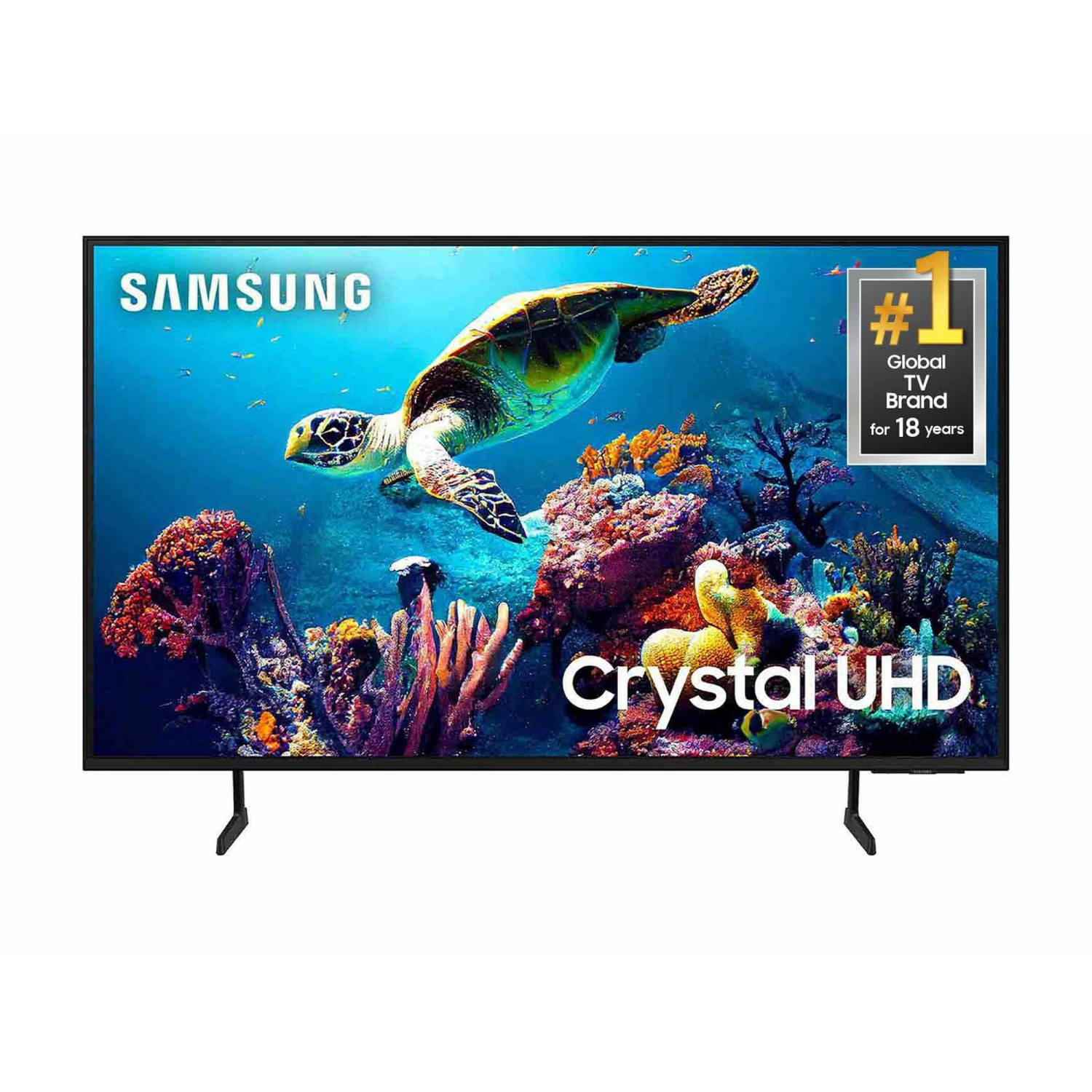 Refurbished(Good) - SAMSUNG 55" Class DU6900 Crystal UHD 4K Smart TV (UN55DU6900)