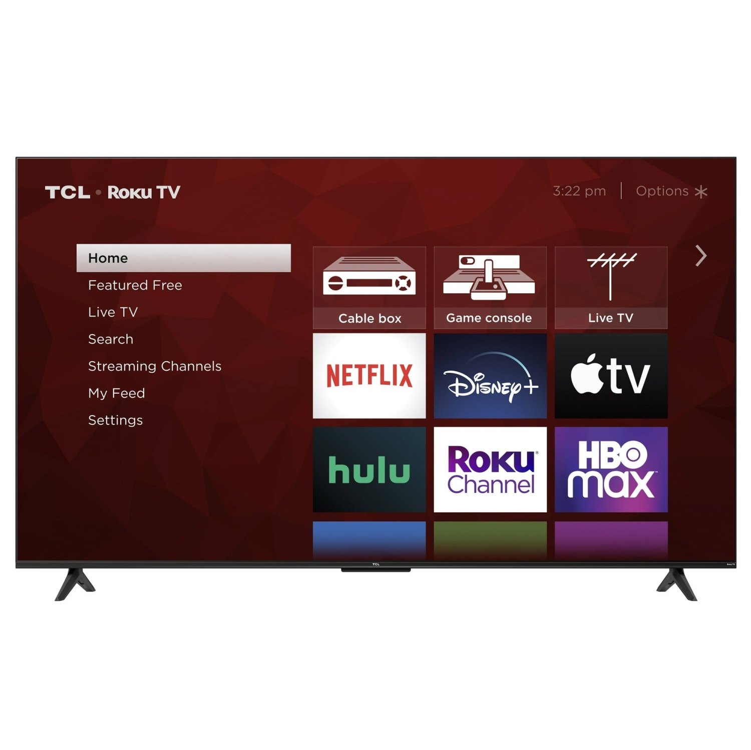 Refurbished(Good) - TCL 55" Class S4 4K UHD HDR LED Smart TV with Roku TV (55S41BR)