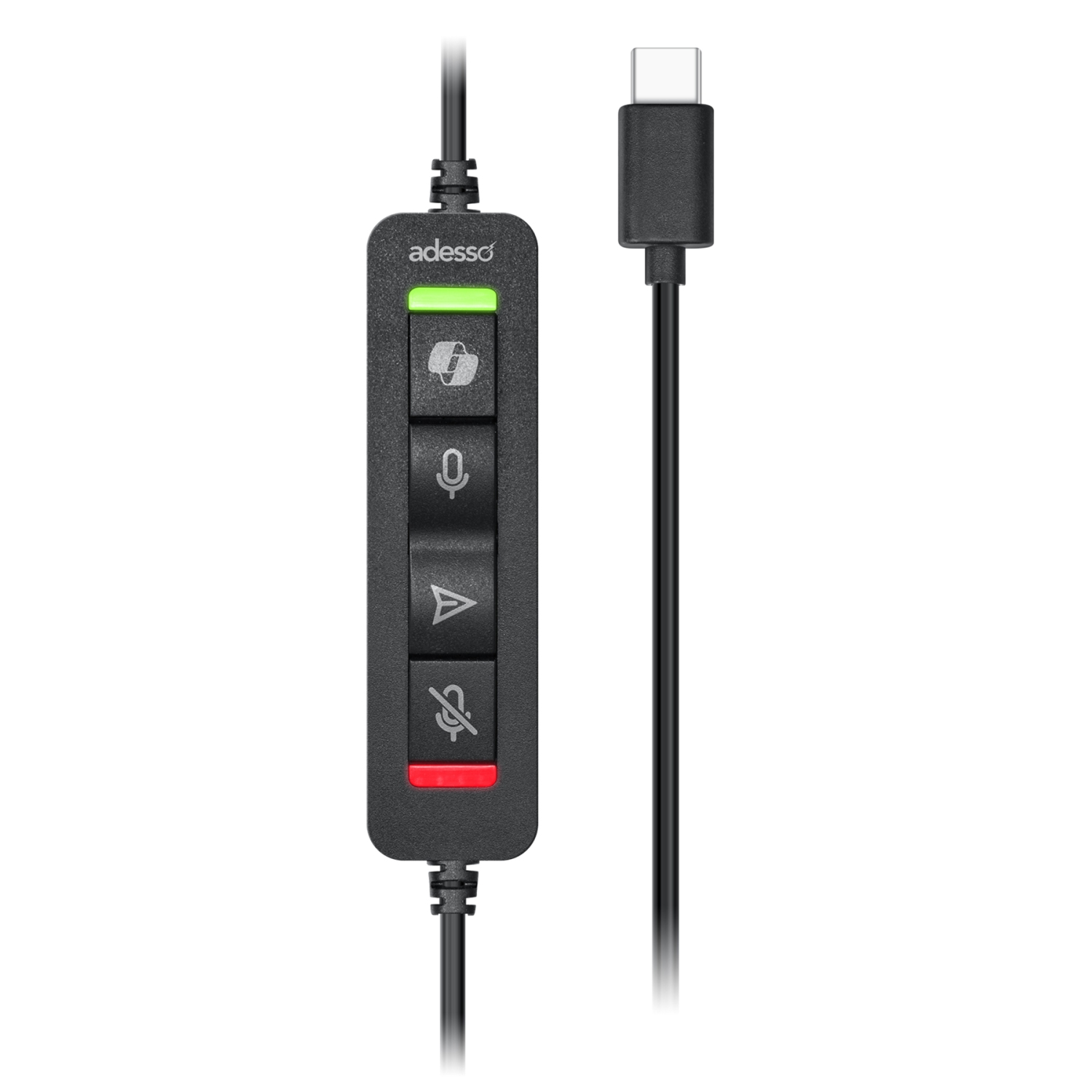 Adesso Xtream P7 USB-C Headset with Copilot Shortcut, Noise Cancellation Microphone