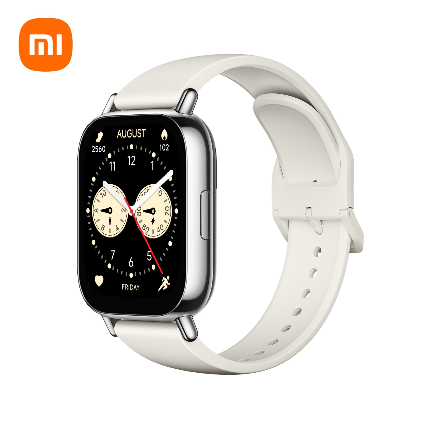 Xiaomi Redmi Watch 5 Lite Smartwatch , 1.96" AMOLED Display, 18-Day Battery, 150+ Sports Modes, 5ATM water resistance, Dual-mic Bluetooth calling, GNSS (Light Gold)