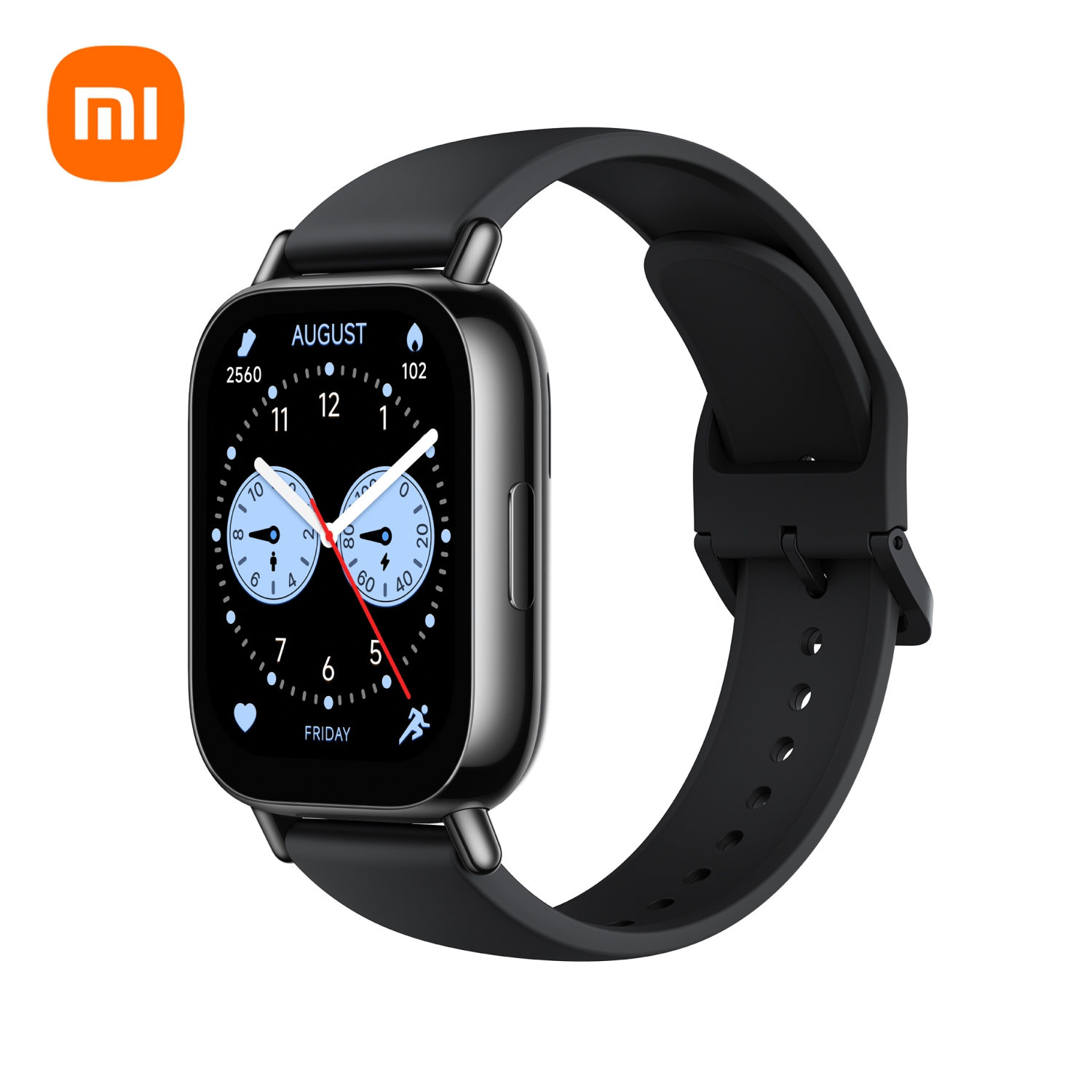 Xiaomi Redmi Watch 5 Lite Smartwatch, 1.96" AMOLED Display, 18-Day Battery, 150+ Sports Modes, 5ATM water resistance, Dual-mic Bluetooth calling, GNSS (Black)