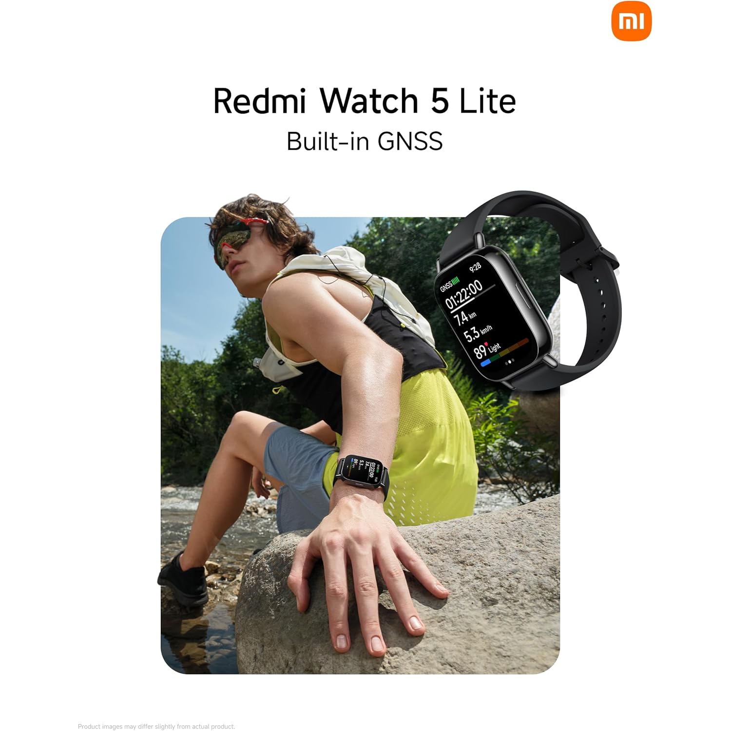 Xiaomi Redmi Watch 5 Lite Smartwatch, 1.96" AMOLED Display, 18-Day Battery, 150+ Sports Modes, 5ATM water resistance, Dual-mic Bluetooth calling, GNSS