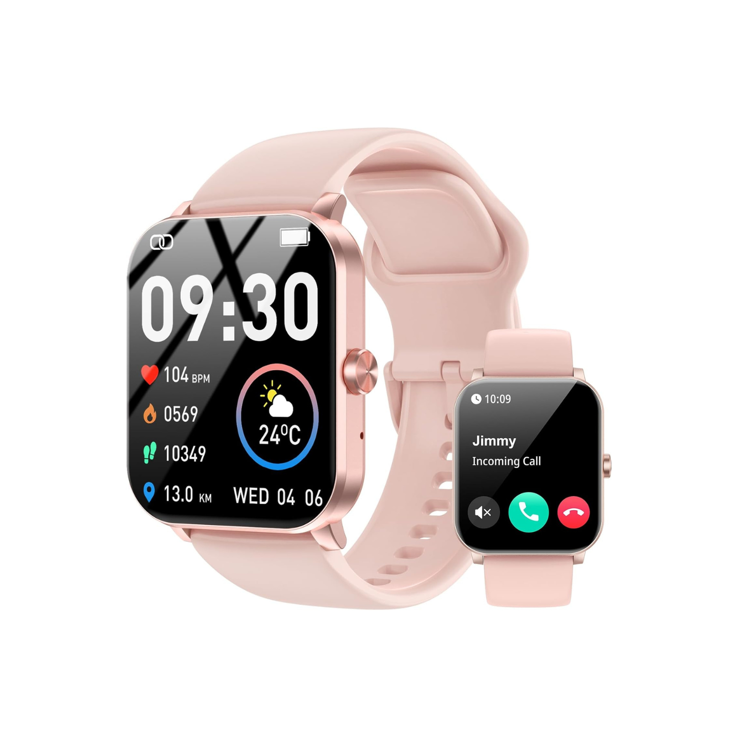 Smart Watch for Men Women with Bluetooth Call 1.85" HD Touch Screen Fitness Tracker, 120+ Sports Modes, IP68 Waterproof Fitness Watch, Heart