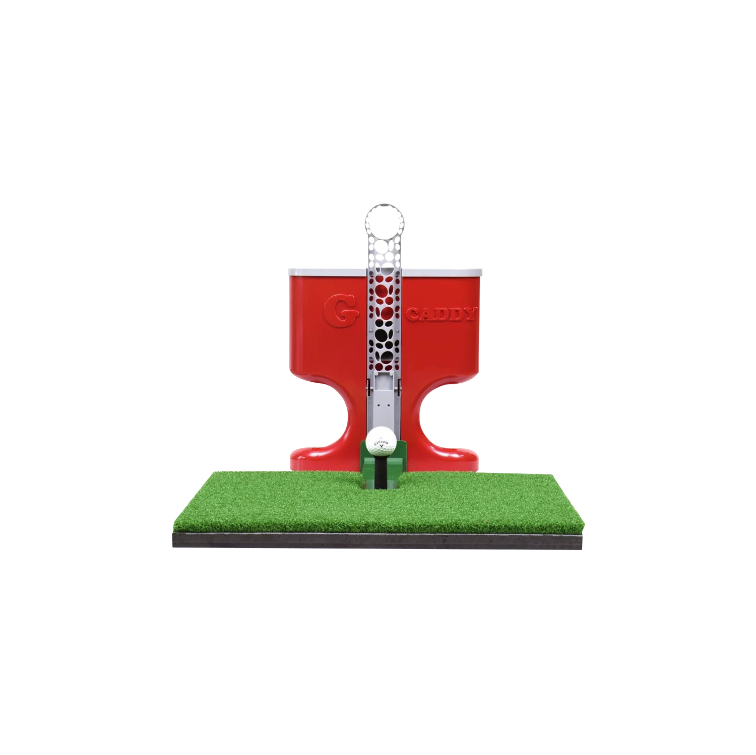 Gravity Caddy: Fully Automatic Premium Golf Ball Dispenser to Practice Indoor & Outdoor - Non-Electric Tee Up Machine - Golf Accessories for Men - No