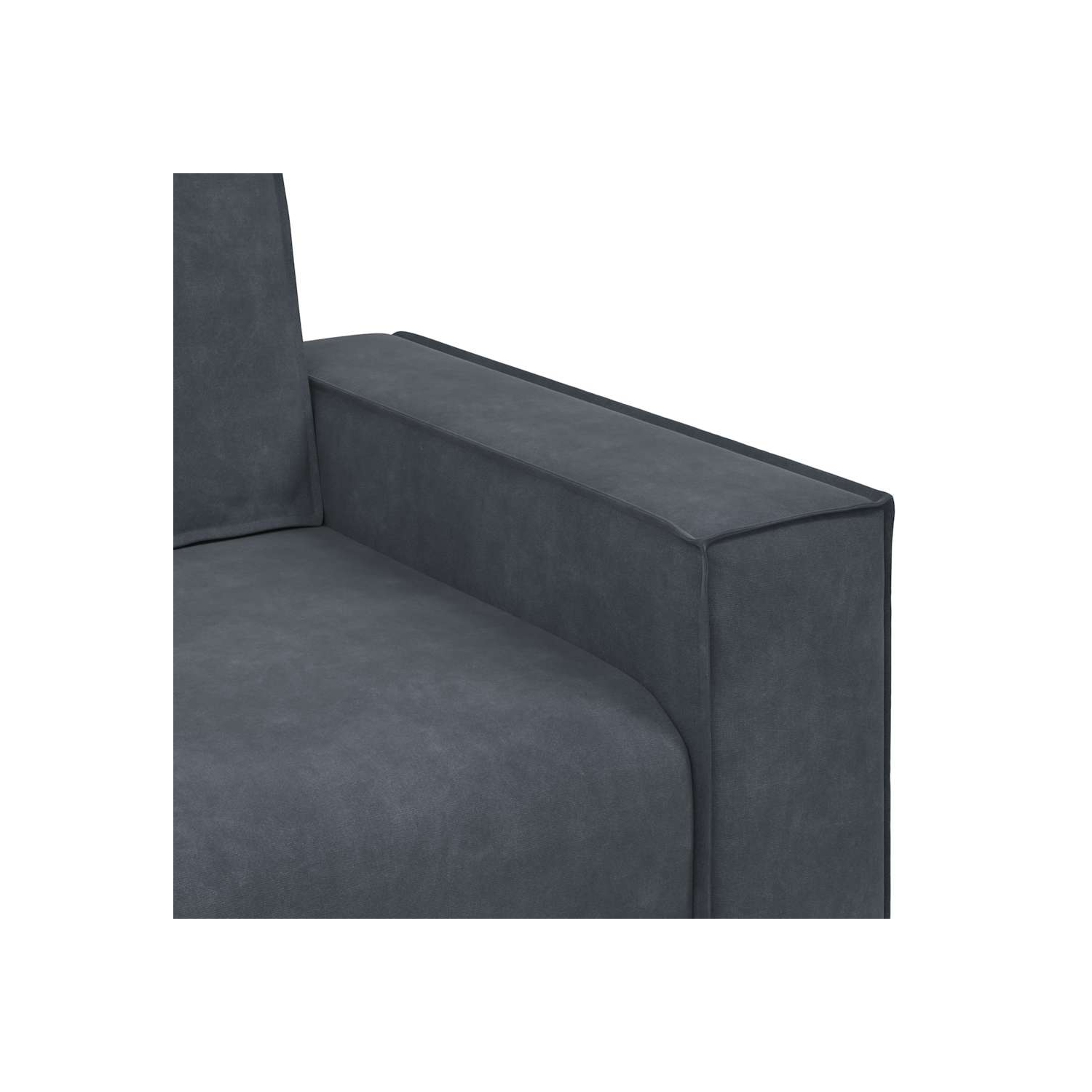 Canapé 3 places en velours 180&nbsp;cm gris foncé vidaXL