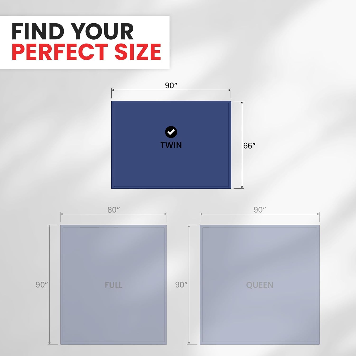 Canadian Linen Polar Fleece Blankets, 66"x90" Twin Size, Lightweight Cozy Warm Super Soft Moisture Free Breathable Blankets for All Season, Navy Blue