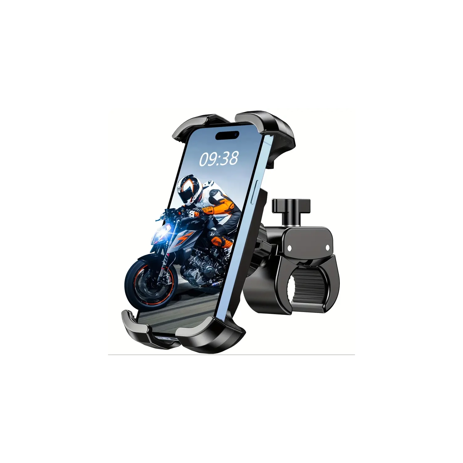 Support pour téléphone de vélo, montre intelligente avec moniteur d'activité et écouteurs boutons sport sans fil - Parfait pour les styles de vie