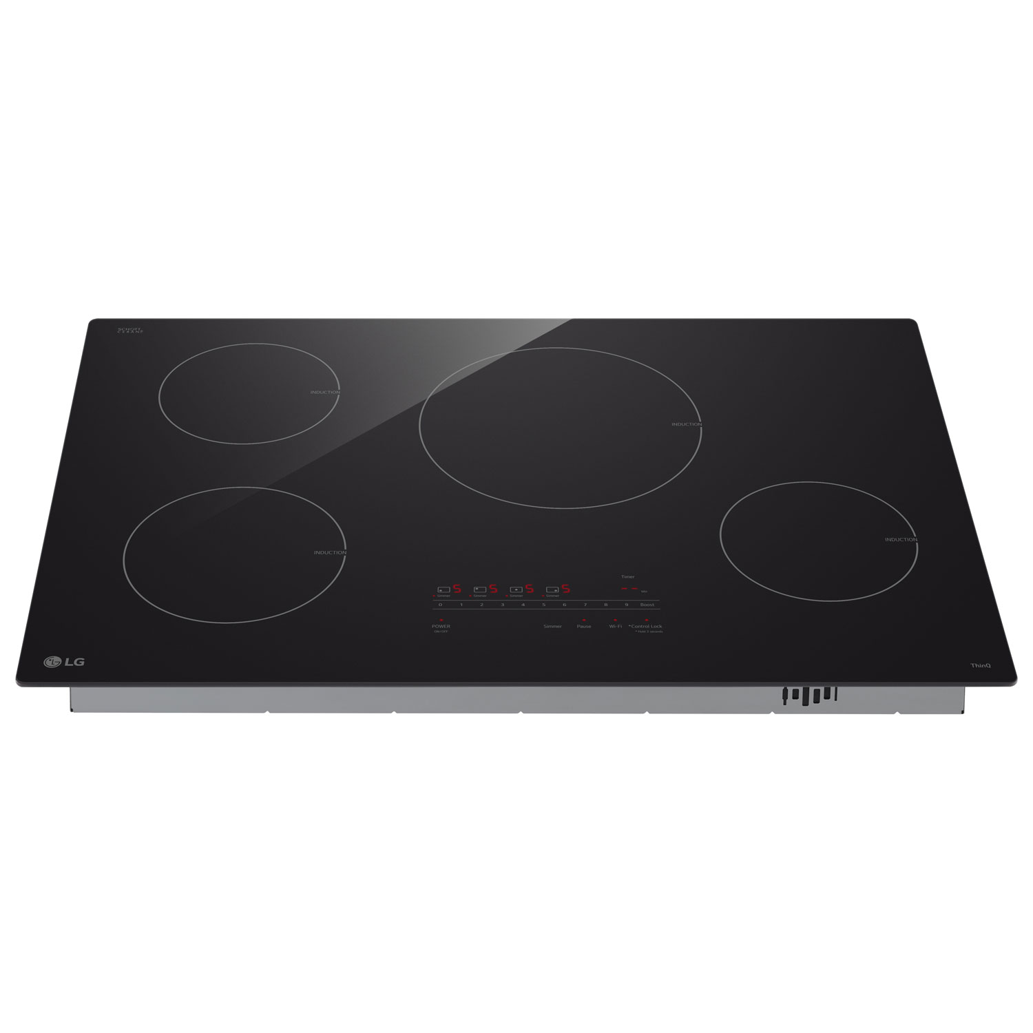 LG 30" 4-Element Induction Cooktop - Black Ceramic