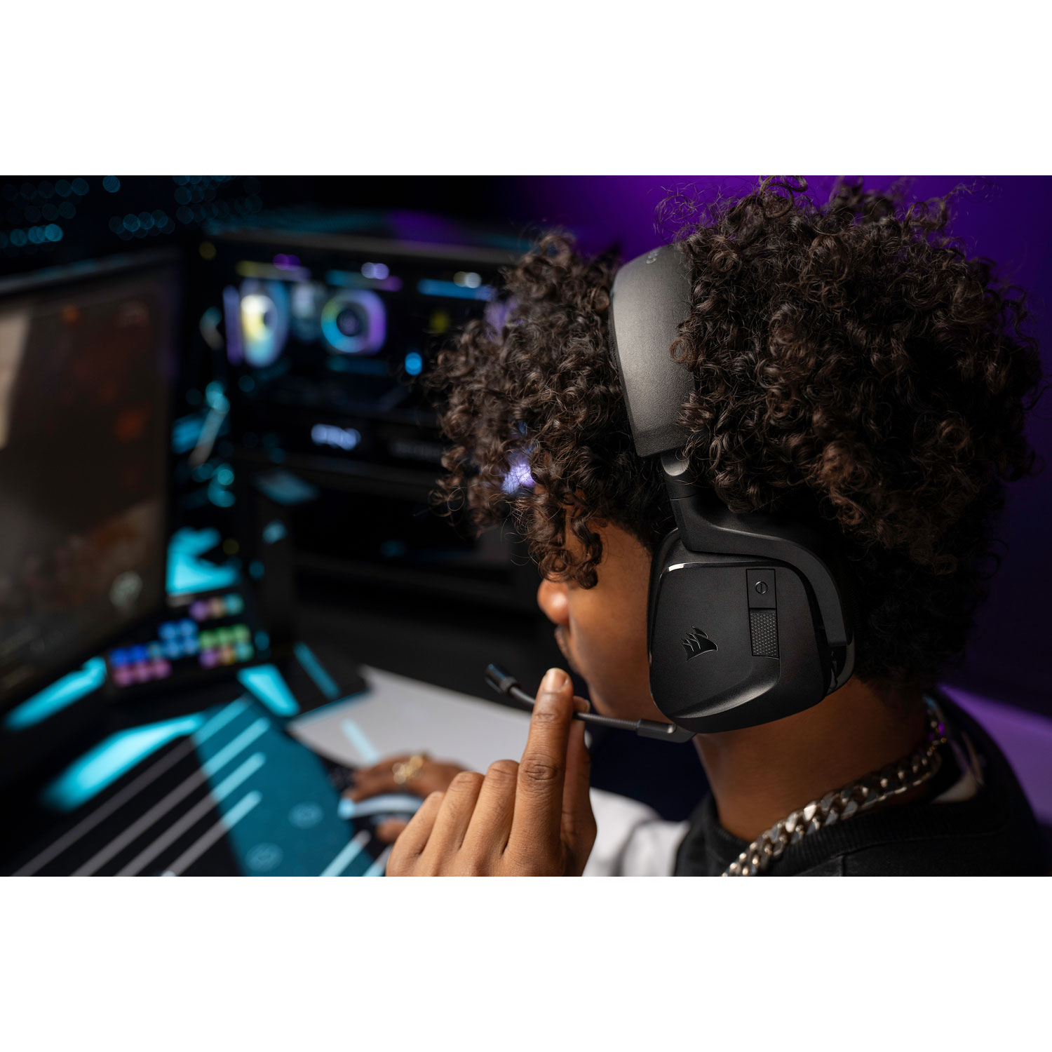 Corsair Void V2 Wireless Gaming Headset with Microphone - Black