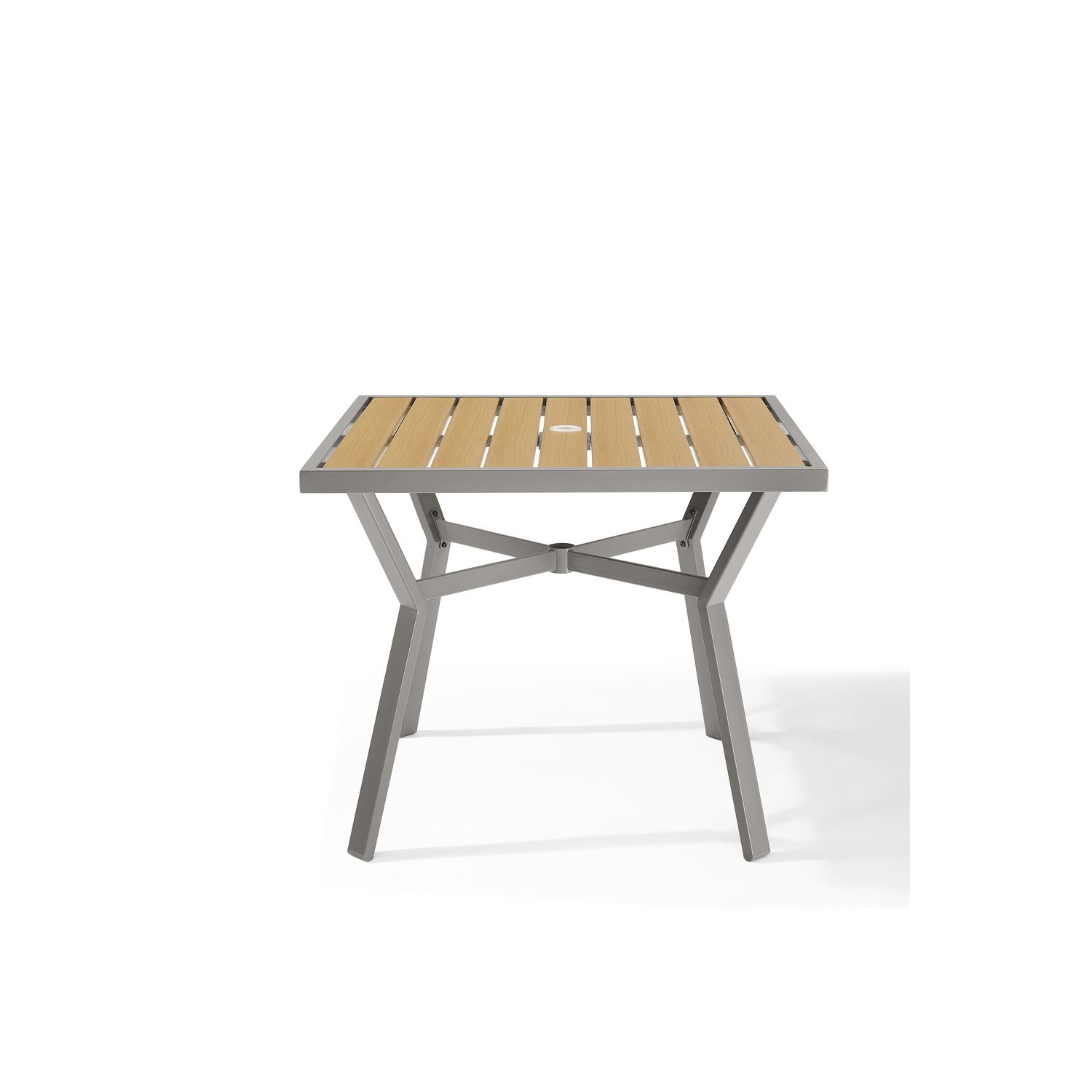 SONGMICS HOME Sencillo Collection - Dining Table, Patio Table, with Umbrella Hole