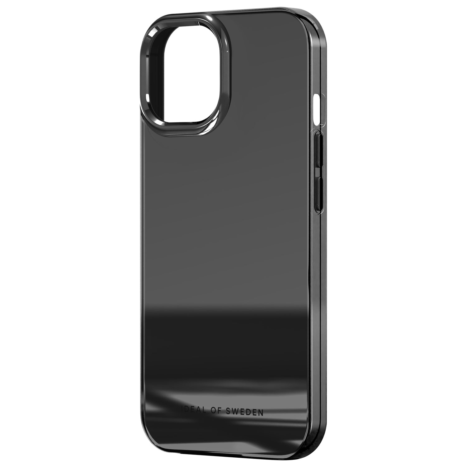 Ideal Of Sweden Mirror Fitted Hard Shell Case for iPhone 16e/15/14/16 - Mirror Black