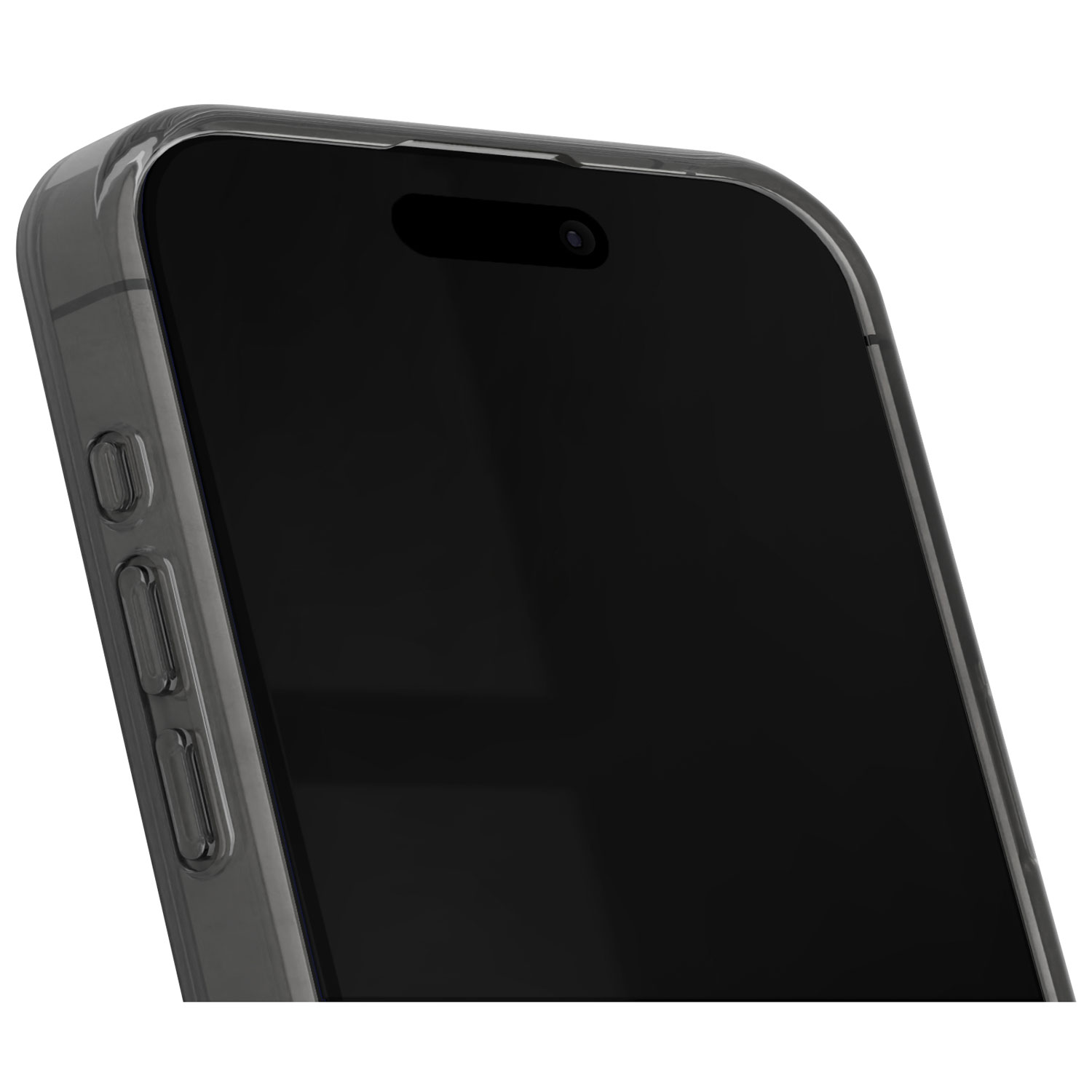 Ideal Of Sweden Mirror Fitted Hard Shell Case for iPhone 16e/15/14/16 - Mirror Black