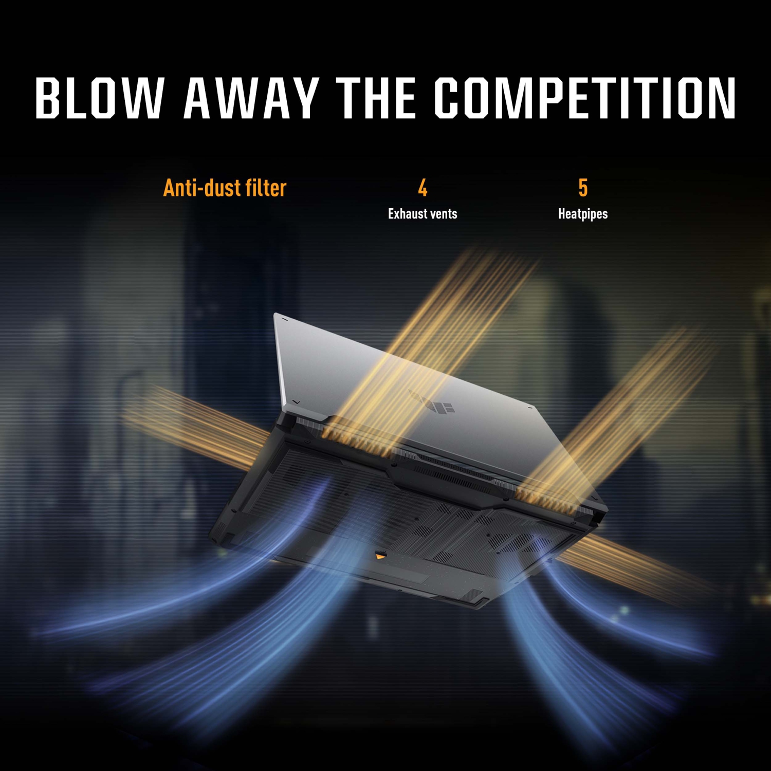 Portable de jeu TUF Gaming F16 d'ASUS (144&nbsp;Hz HD intégrale 16&nbsp;po/écran 3&nbsp;ms/processeur Core 5 210H d'Intel/GeForce RTX 4050 de