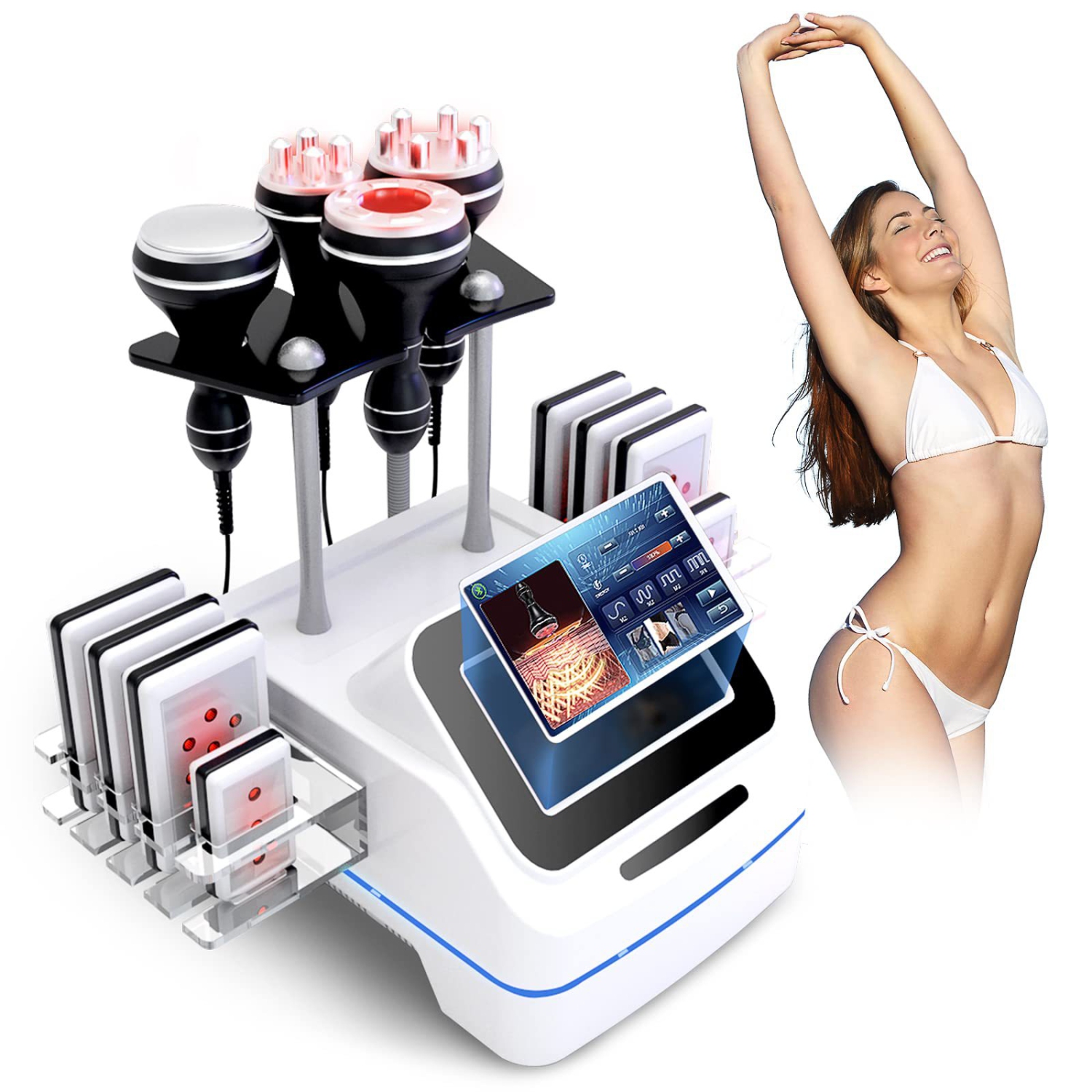 6 in 1 Body Massage Machine,Whole Body Beauty Device For Home Use,Cellulite Device for Full Body,Body Slimming Device Multifunctional Beauty Machine