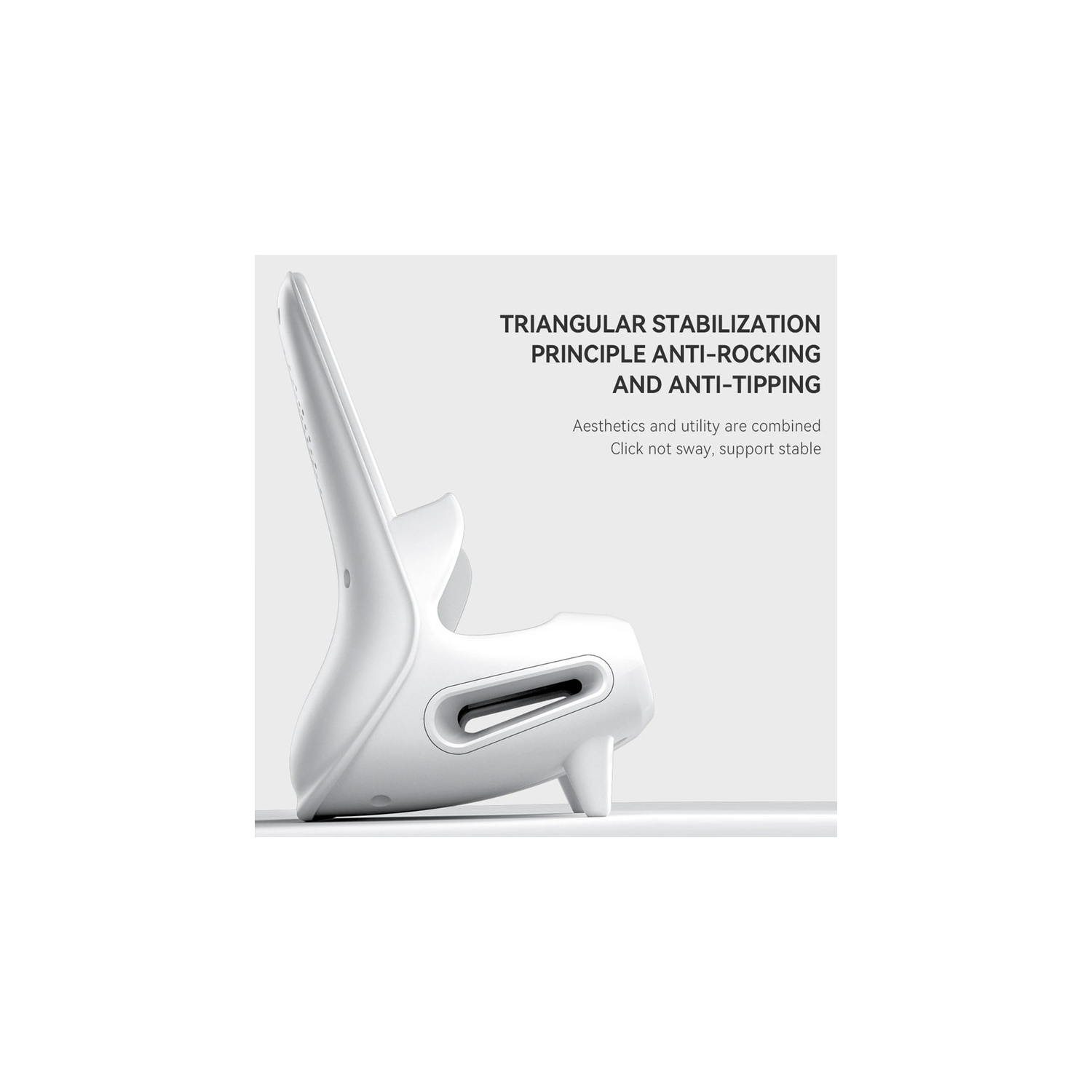 15W Wireless Review Phone Stand Support Mount Desktop Charger Stand Induction Fast Charge for iPhone Phone Holder