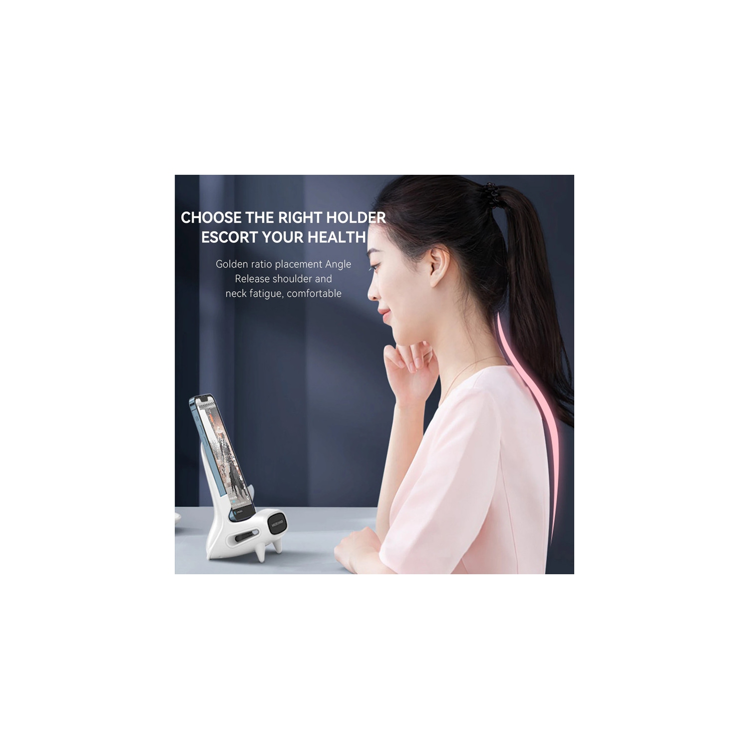 15W Wireless Review Phone Stand Support Mount Desktop Charger Stand Induction Fast Charge for iPhone Phone Holder