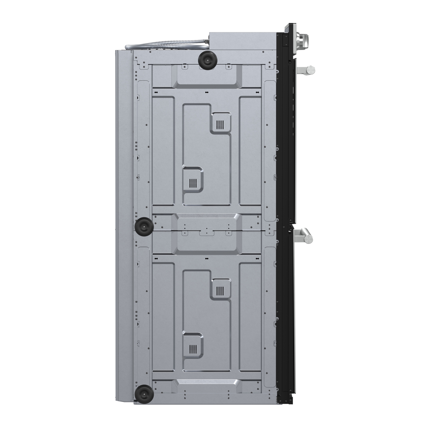 Four mural double Vomero de 30&nbsp;po de Forno, acier inoxydable, capacité totale 10&nbsp;pi³, convection 7100&nbsp;W, commandes mécaniques,