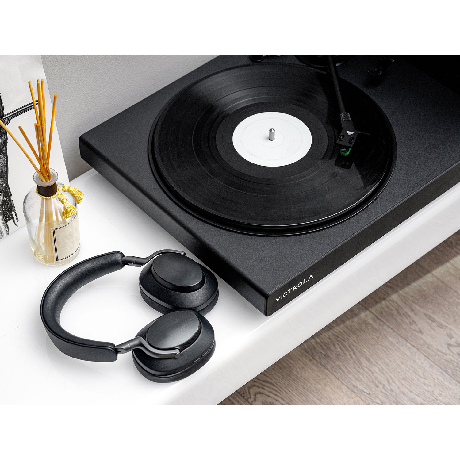 Tourne-disque Victrola Onyx VPT-1500-BLK Bluetooth haute résolution à courroie d'entraînement