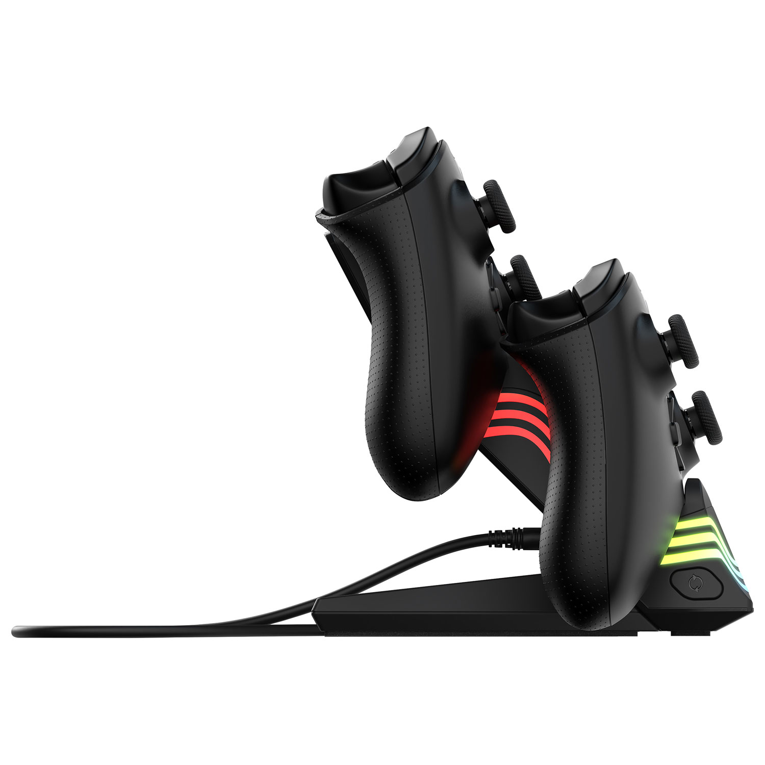 Chargeur double Afterglow Wave de PDP pour Xbox Series X|S/Xbox One/PC - Noir