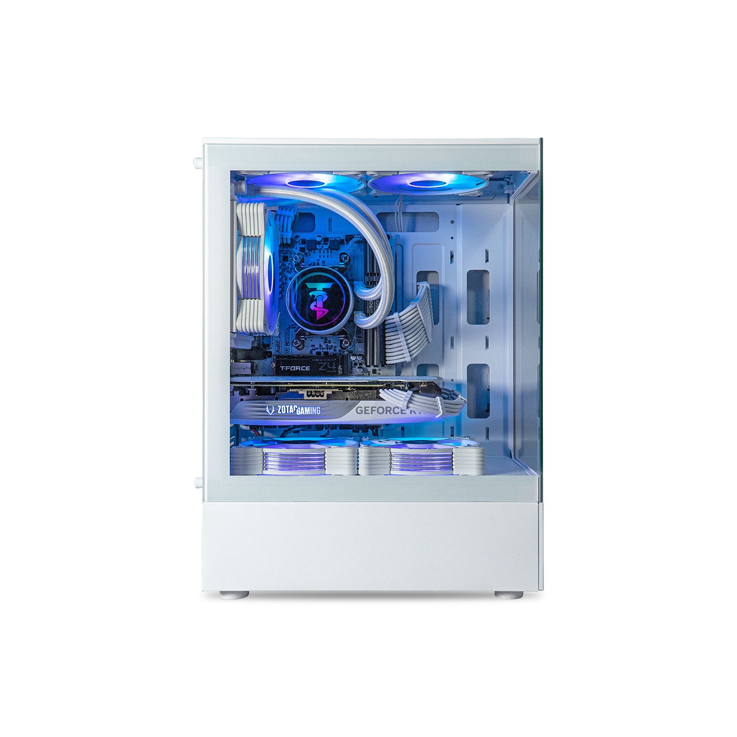 ViprTech Stryker 3.0 Gaming PC - AMD Ryzen 7, NVIDIA RTX 3060 12GB, 16GB DDR4, 1TB SSD, WiFi BT, Win 11 Pro, Desktop Computer Prebuilt, White