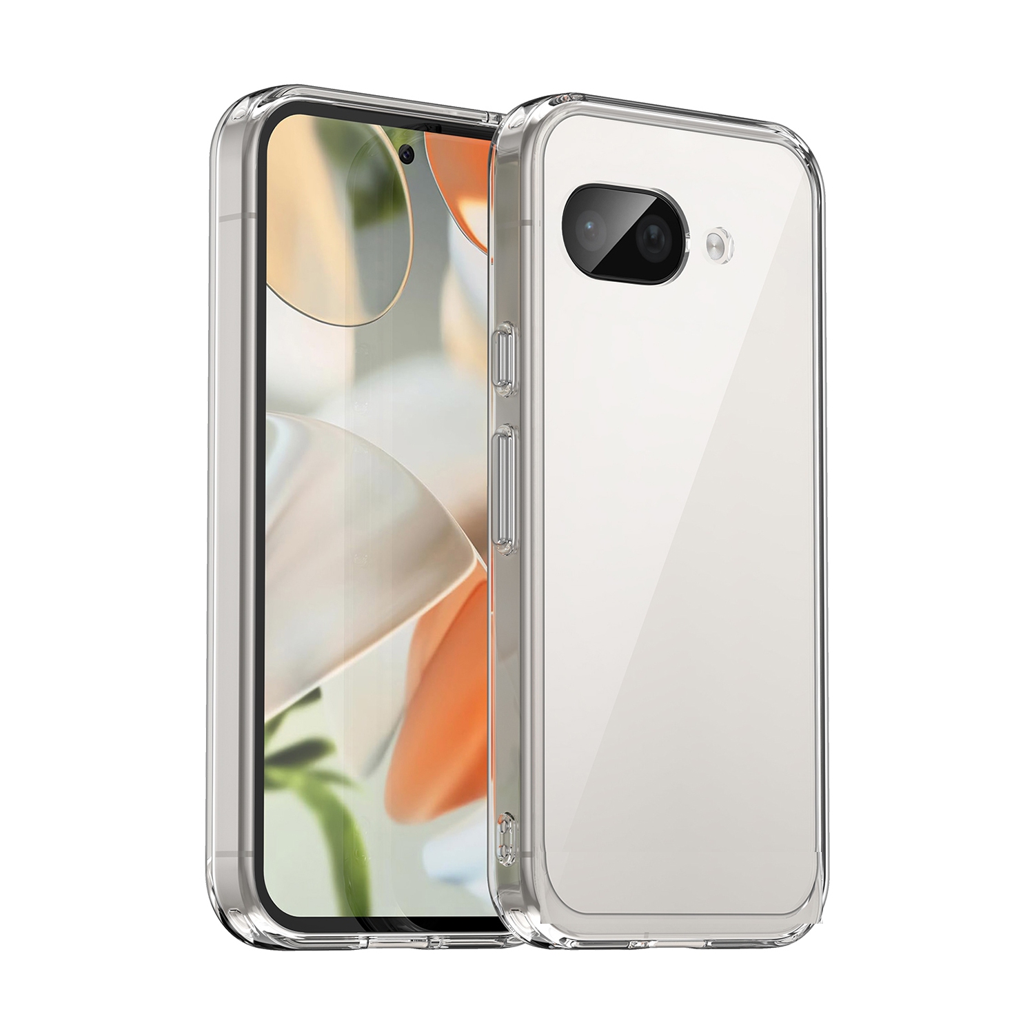 XCRS – Étui rigide mince en acrylique transparent transparent transparent transparent transparent, étui rigide de protection complète pour Pixel 9a
