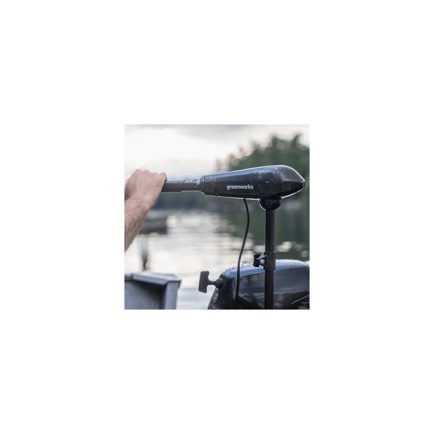 Moteur de pêche à la traîne 38&nbsp;lb 12&nbsp;V de Greenworks