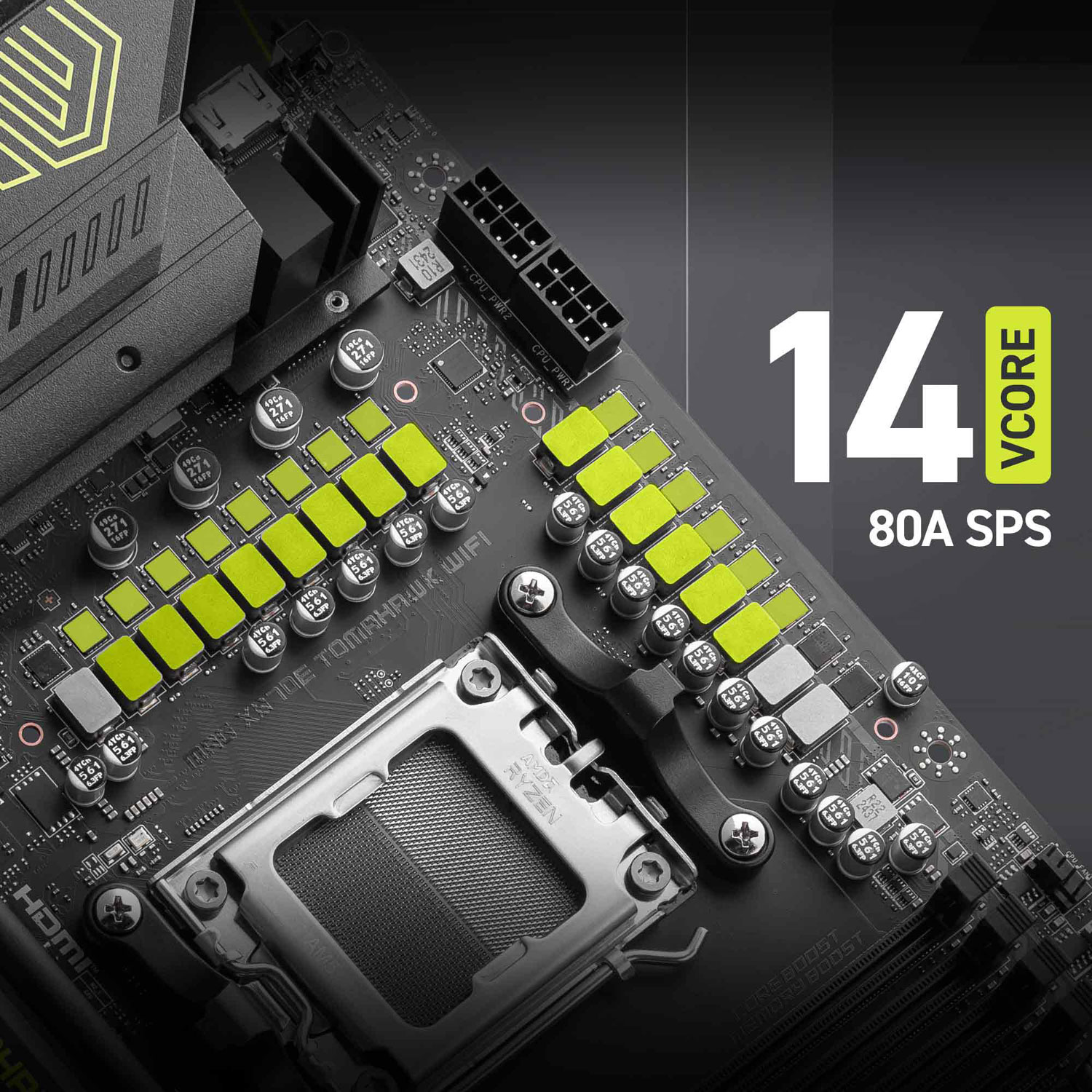 MSI MPG X870 Tomahawk WIFI ATX AM5 Motherboard for AMD Ryzen 9000/8000/7000 Series CPUs