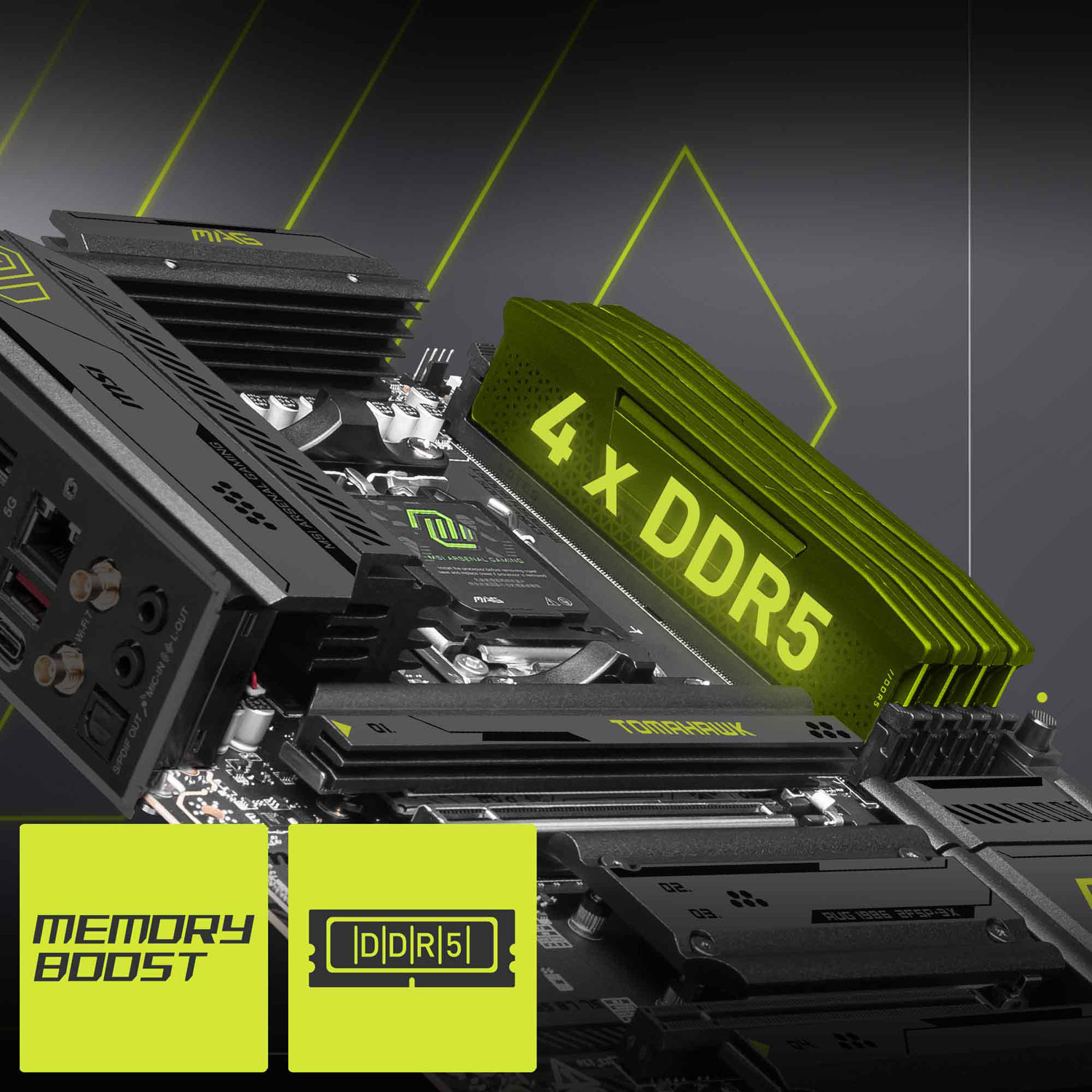 MSI MPG X870 Tomahawk WIFI ATX AM5 Motherboard for AMD Ryzen 9000/8000/7000 Series CPUs