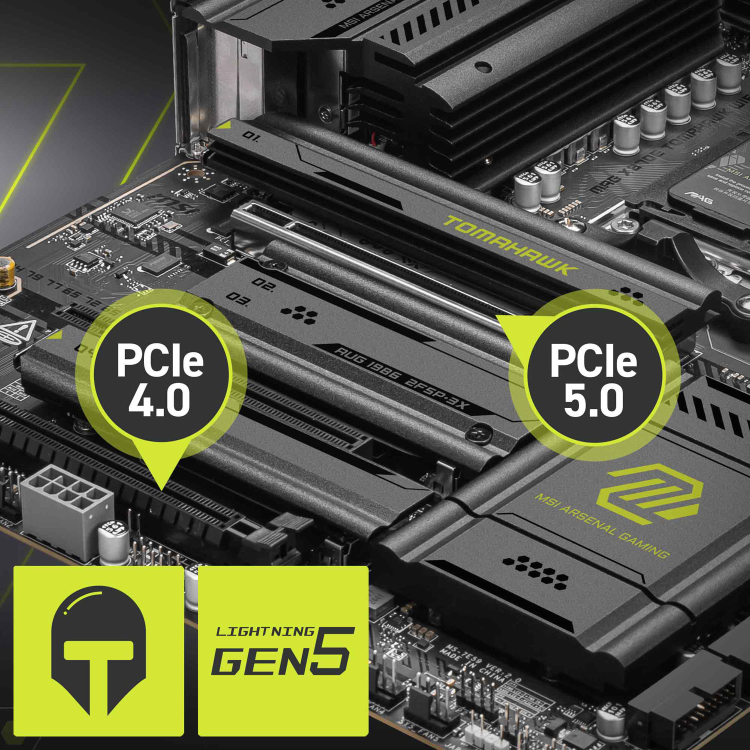 MSI MPG X870 Tomahawk WIFI ATX AM5 Motherboard for AMD Ryzen 9000/8000/7000 Series CPUs