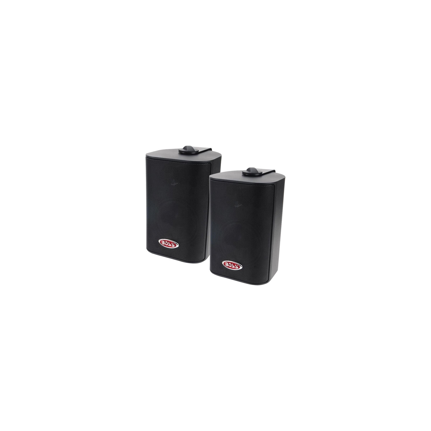 Refurbished - Boss Audio MR4.3B 200-Watt Indoor/Outdoor Weatherproof 3-Way Speaker System - Black - Pair