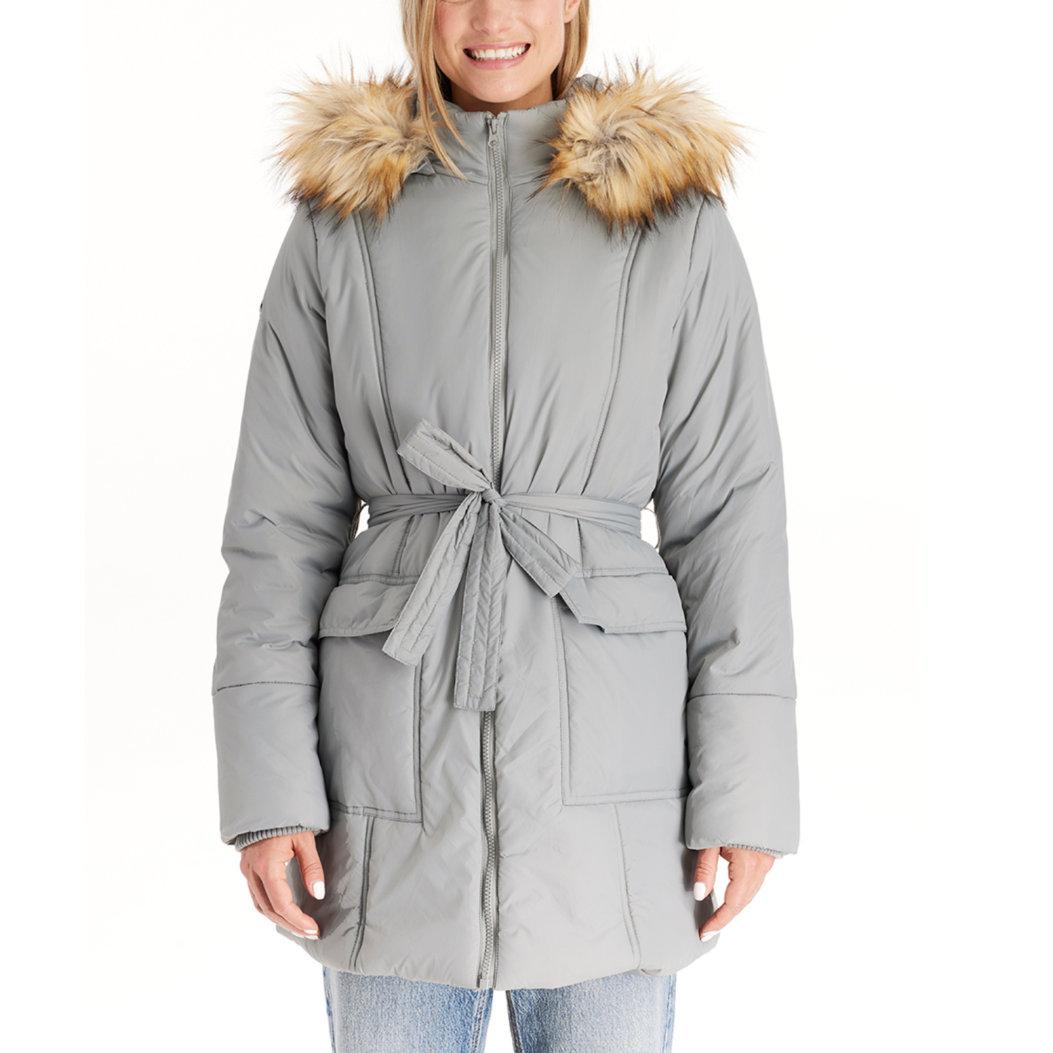 Rachel - 3 in 1 Maternity Coat With Belt