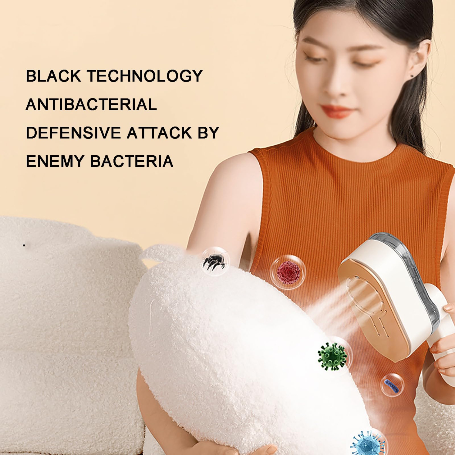 Powerful Handheld Steam Iron for Clothes 10s Fast Warm Up, Foldable Travel Steamer Iron with 3 Steam Levels Mini Fabric Steam Iron