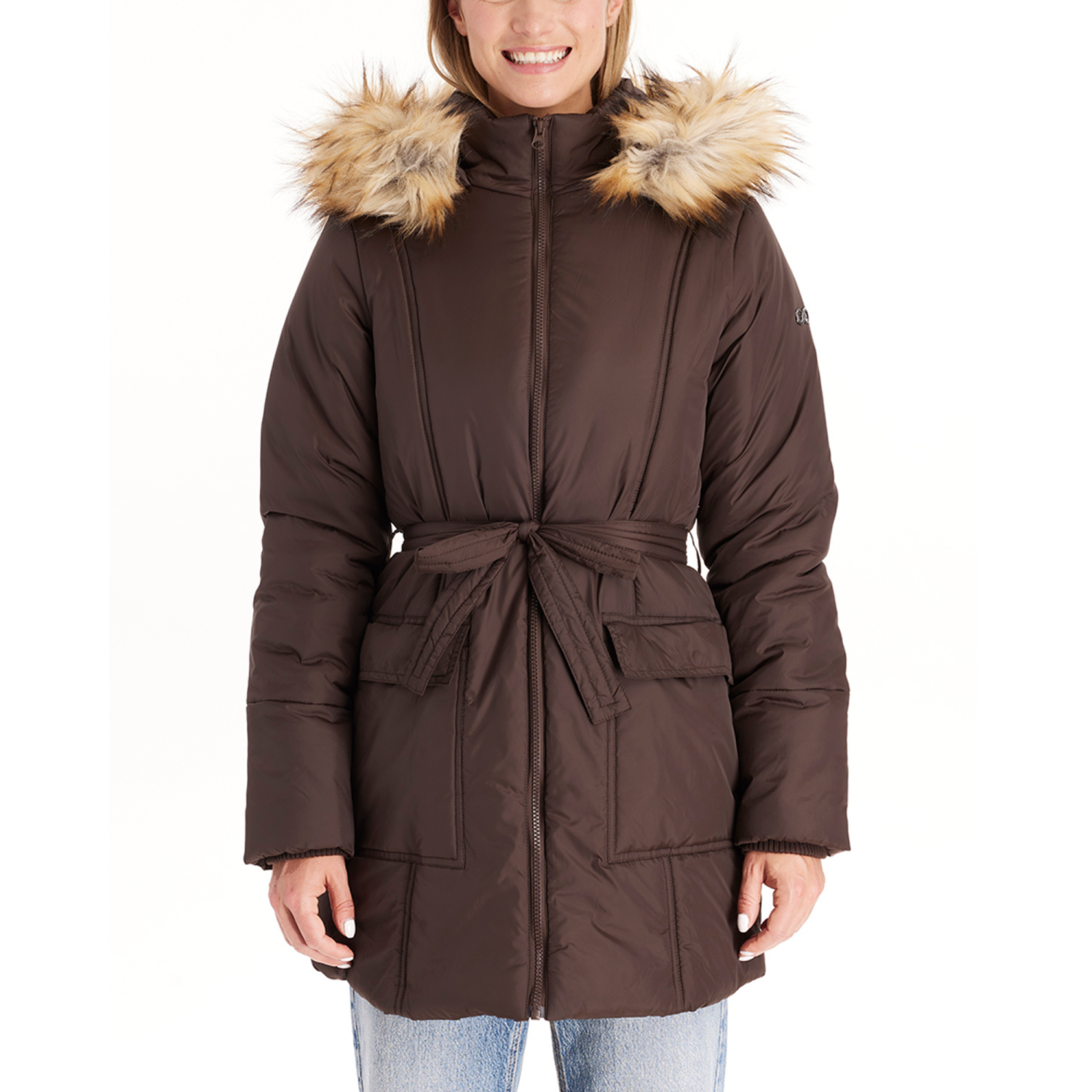 Rachel - 3 in 1 Maternity Coat With Belt