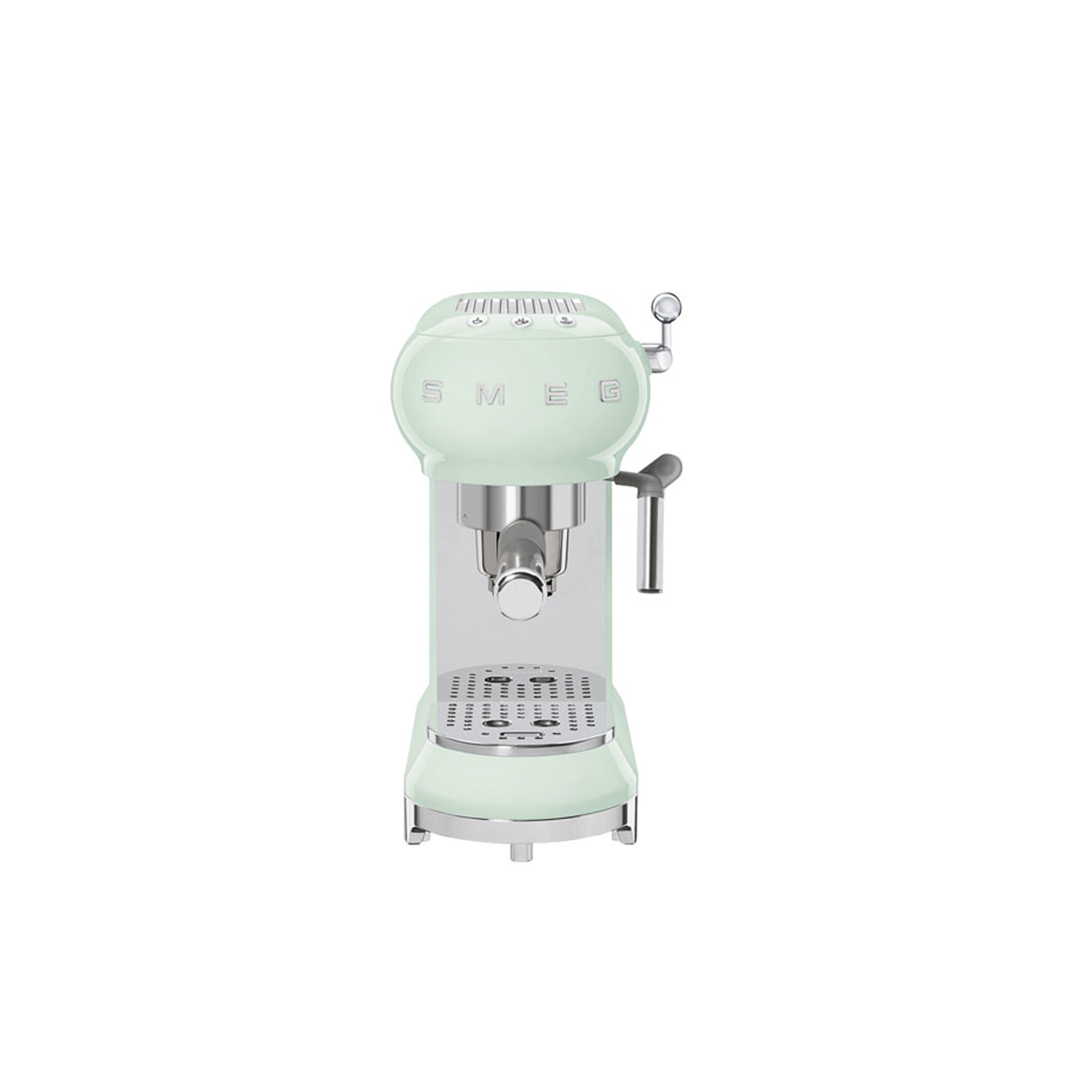 Boîte ouverte - ECF02PGUS Machine à espresso manuelle des années 50 de Smeg avec pression de 15 bars - Vert pastel