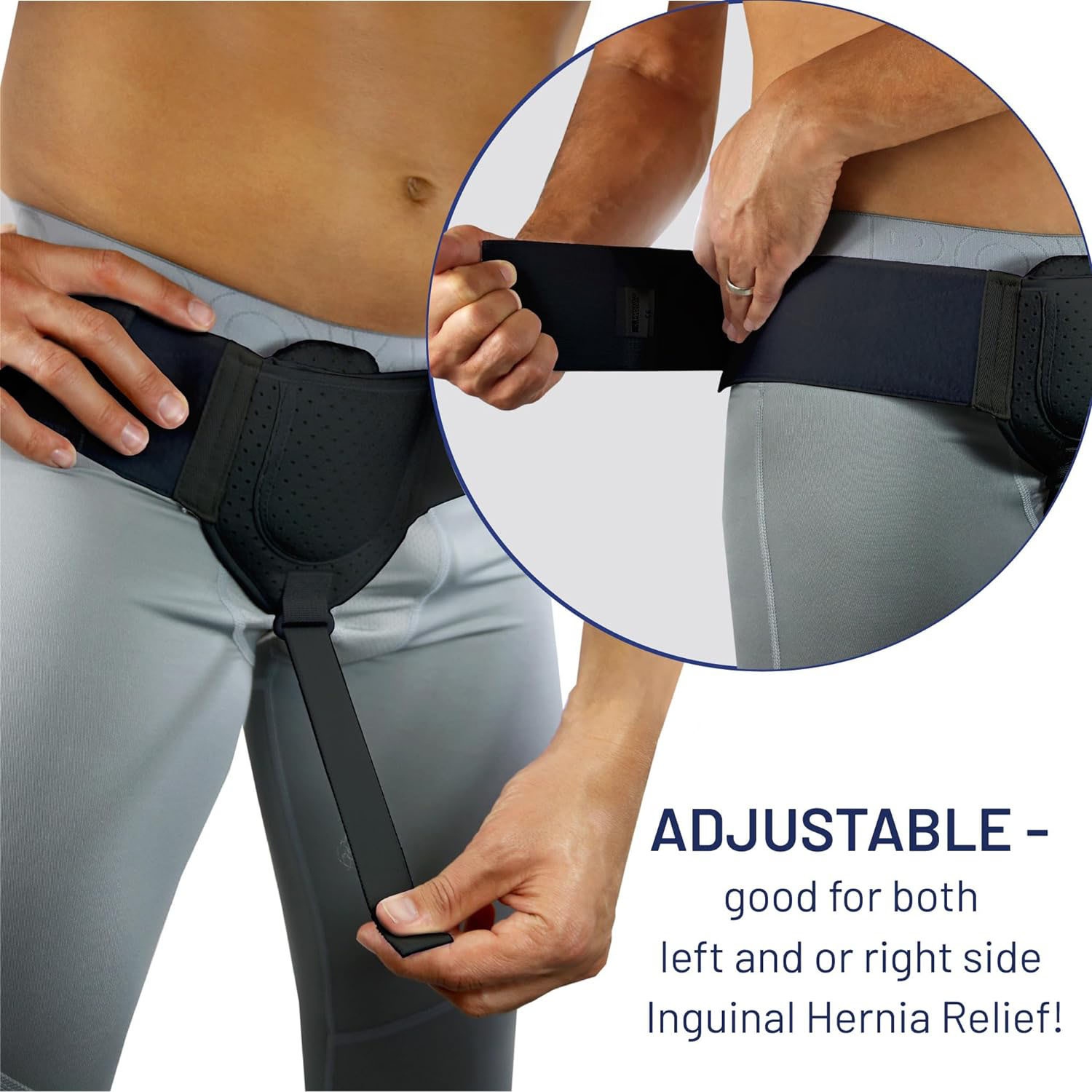 Ceintures herniaires pour hommes Inguinal, Ceinture d'hernie pour femmes, Soutien de l'hernie intra-intestinale, Poutrelles d'hernie pour le côté