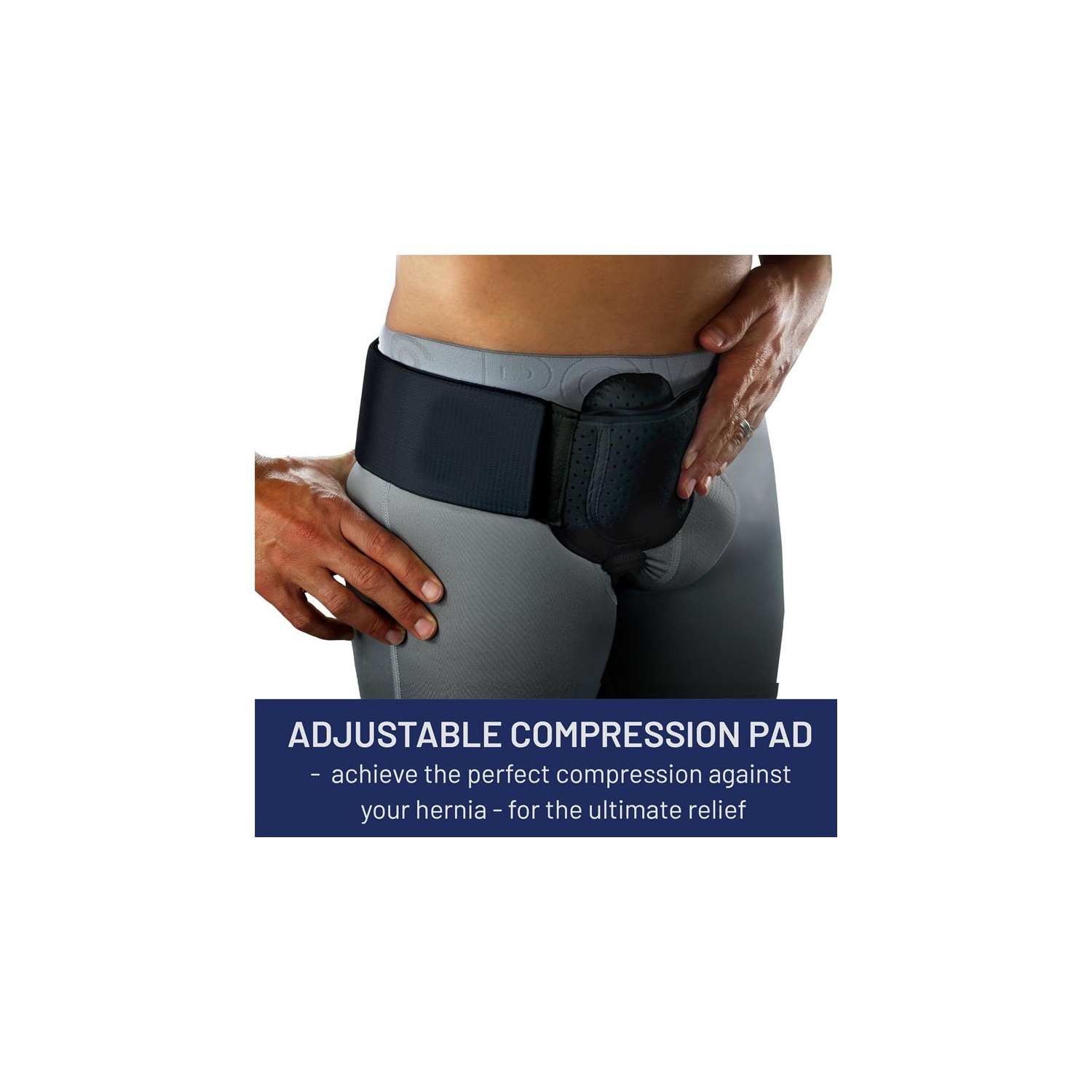 Ceintures herniaires pour hommes Inguinal, Ceinture d'hernie pour femmes, Soutien de l'hernie intra-intestinale, Poutrelles d'hernie pour le côté