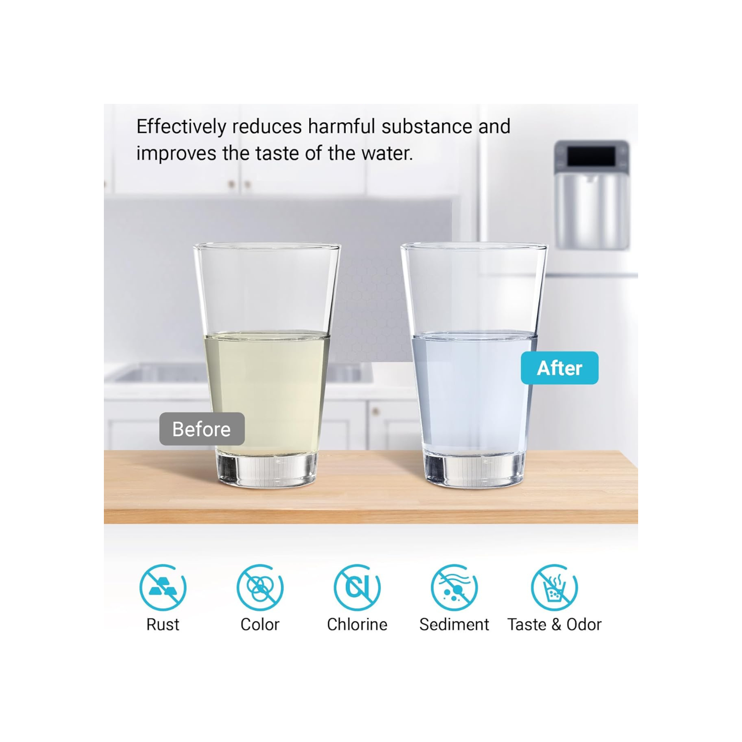 AQUA CREST HAF-Qin/EXP Replacement for Samsung DA97-17376B, DA97-08006C, HAF-Qin, RS27T5200SR, RF28T5001SR, RF24R7201SR, RF28R6201SR, Refrigerator