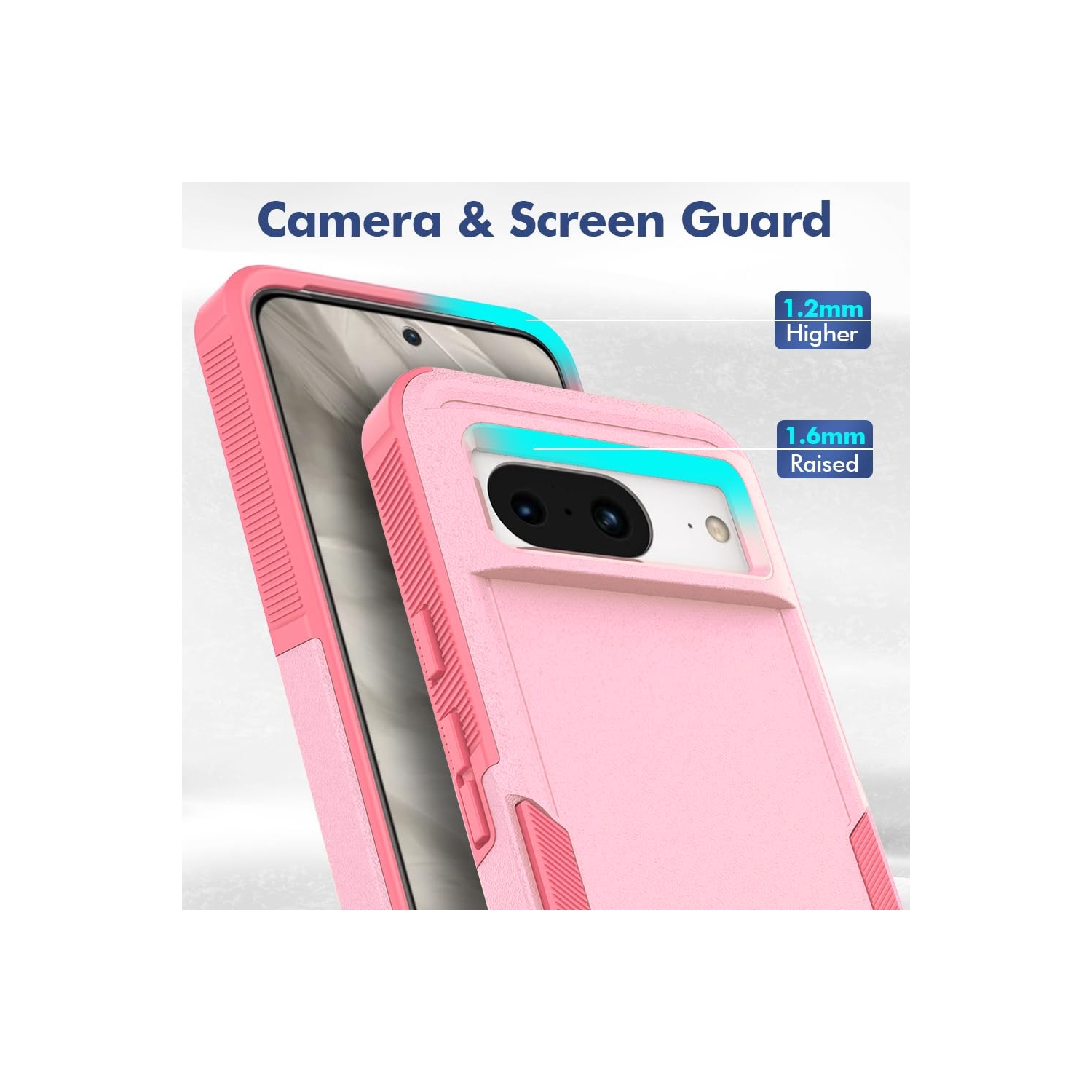 Étui rigide ajusté double couche robuste de XCRS pour Pixel 9a de Google