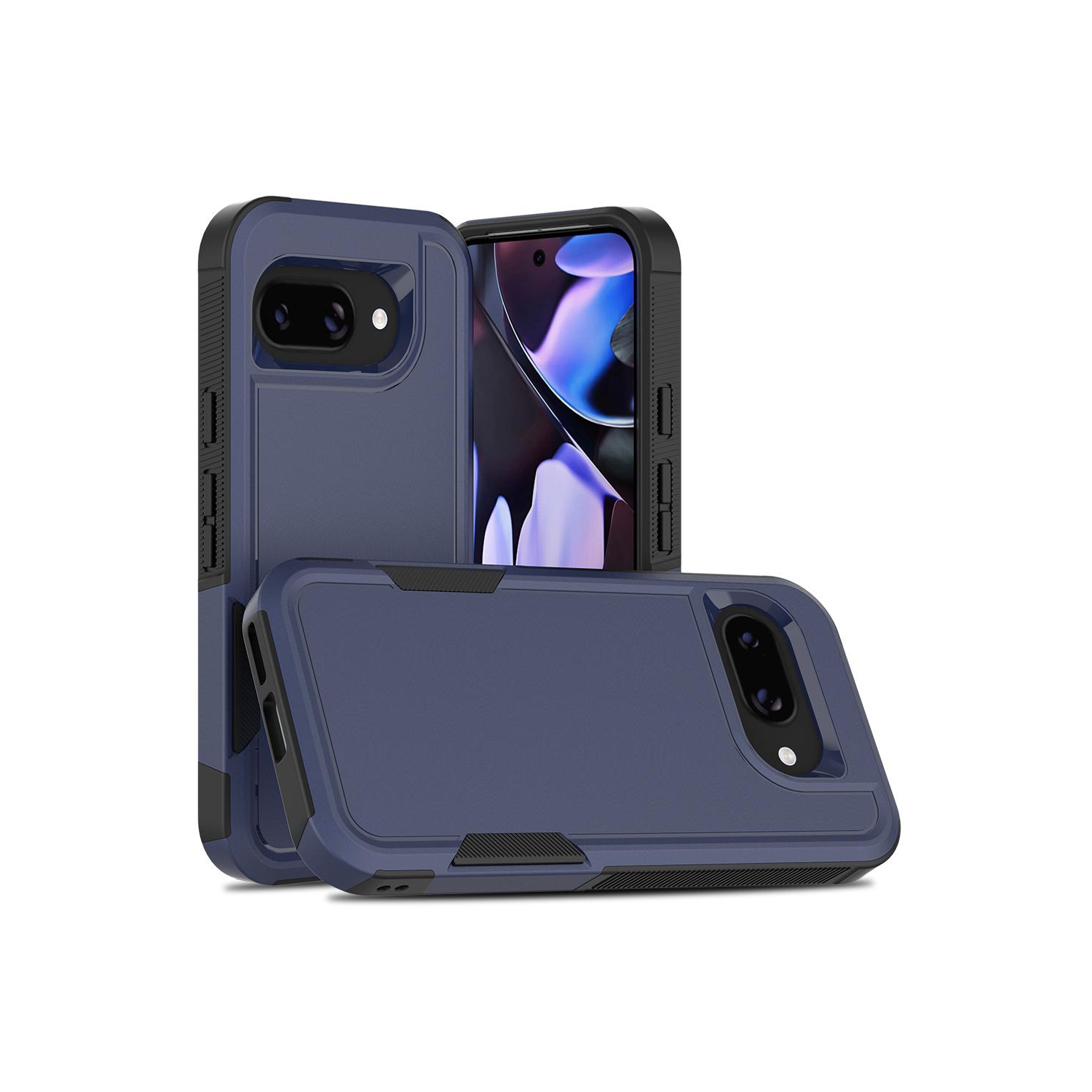 Étui rigide ajusté double couche robuste de XCRS pour Pixel 9a de Google