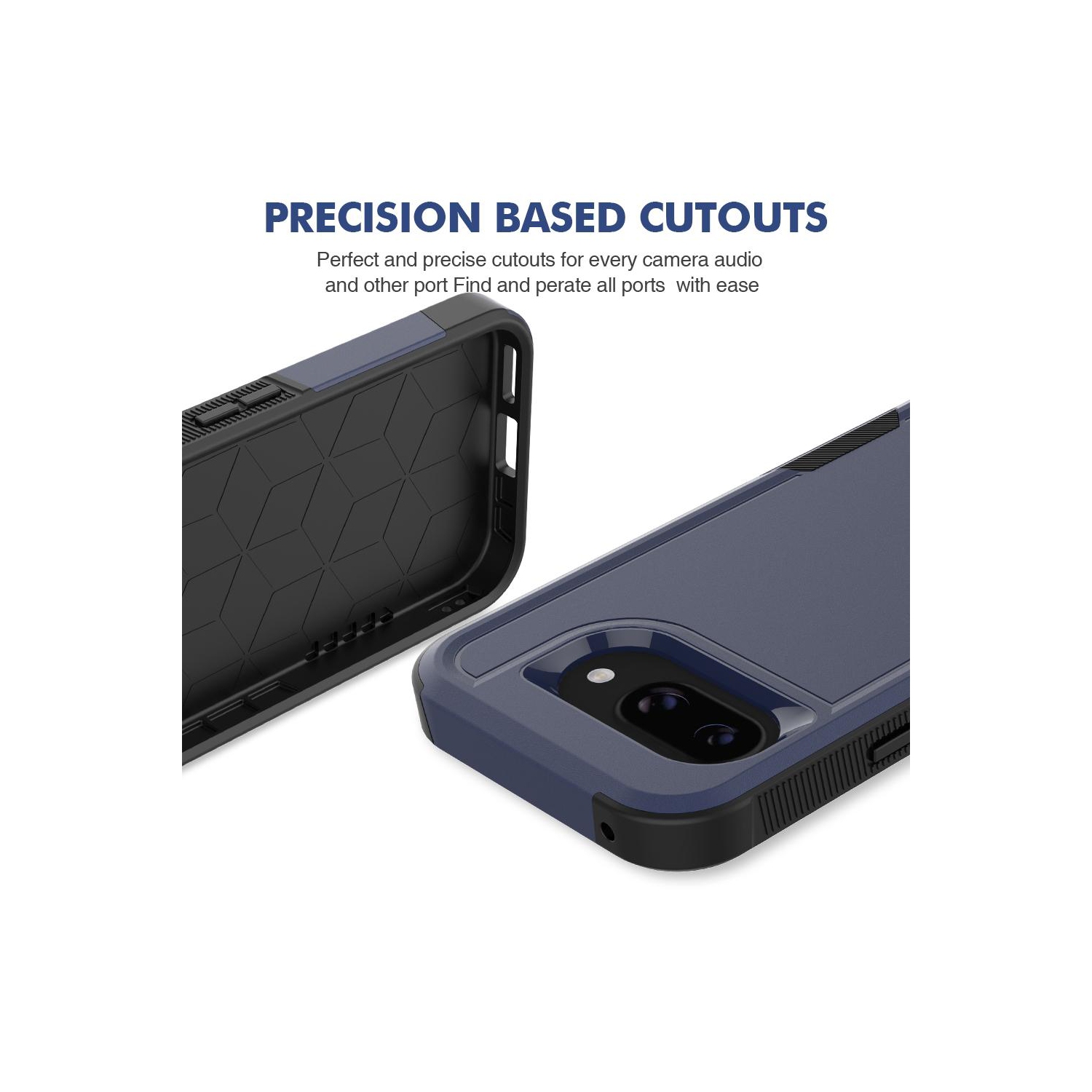 Étui rigide ajusté double couche robuste de XCRS pour Pixel 9a de Google