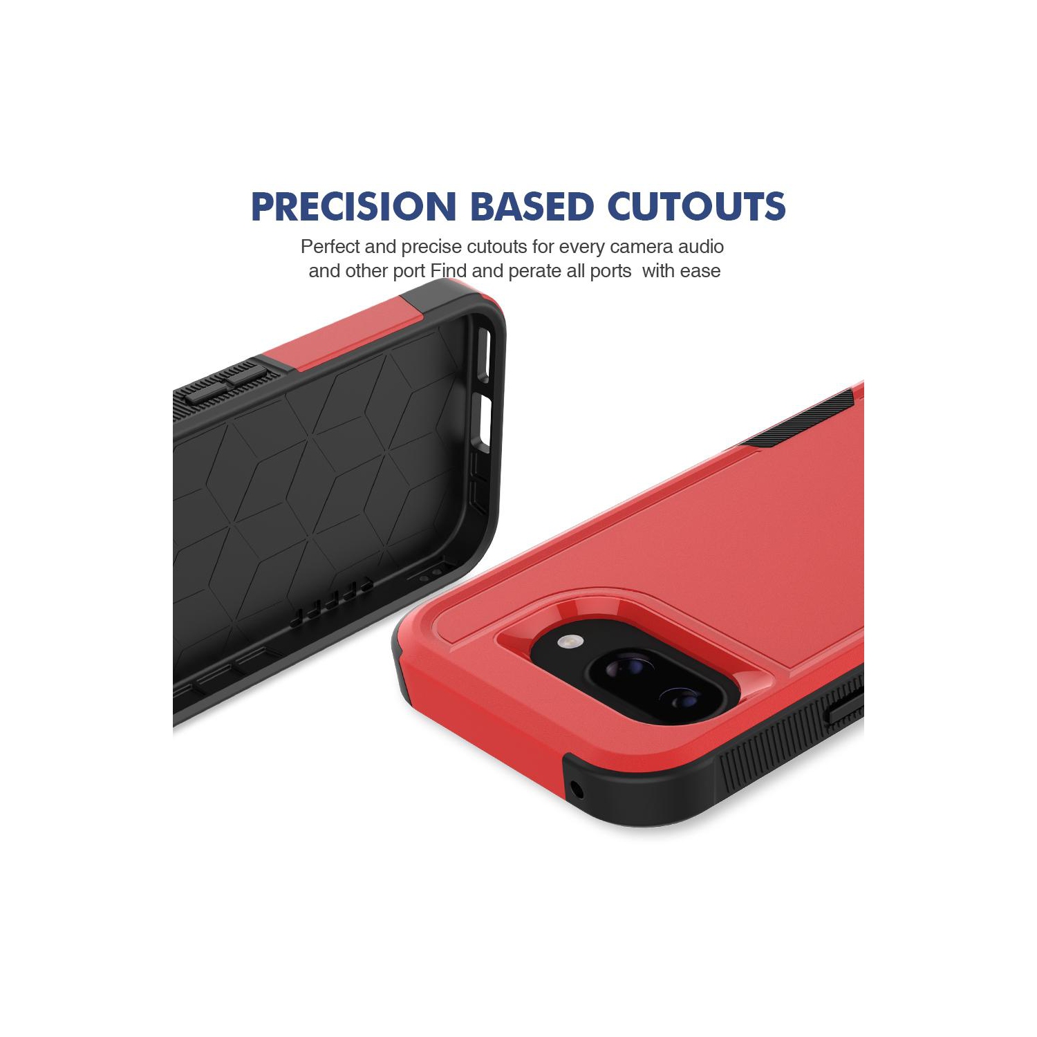 Étui rigide ajusté double couche robuste de XCRS pour Pixel 9a de Google